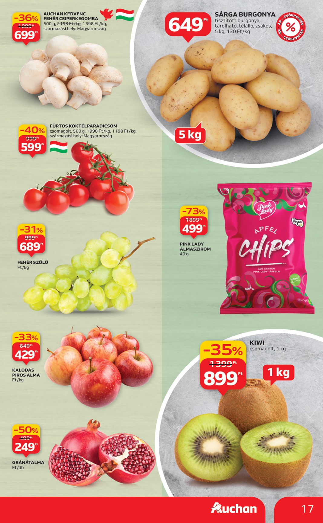 auchan - Auchan Hipermarket akciós újság, érvényes 10.09. - 10.15. - page: 17
