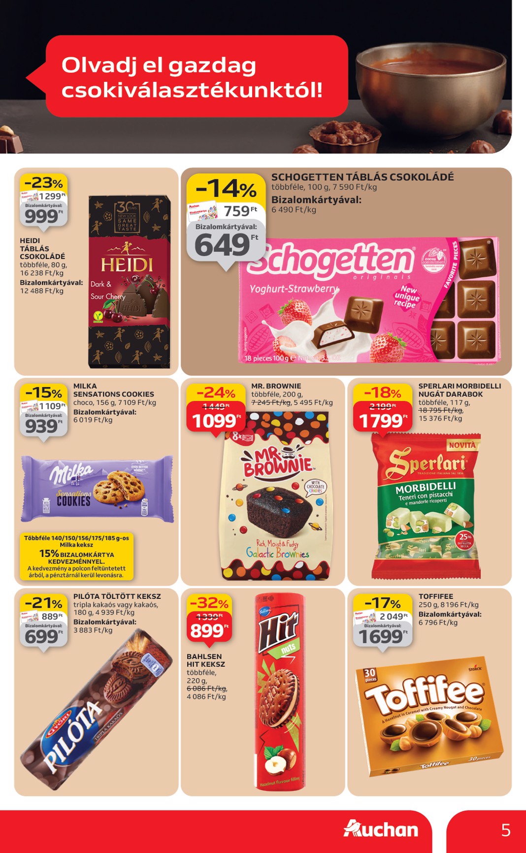auchan - Auchan Hipermarket akciós újság, érvényes 10.09. - 10.15. - page: 5