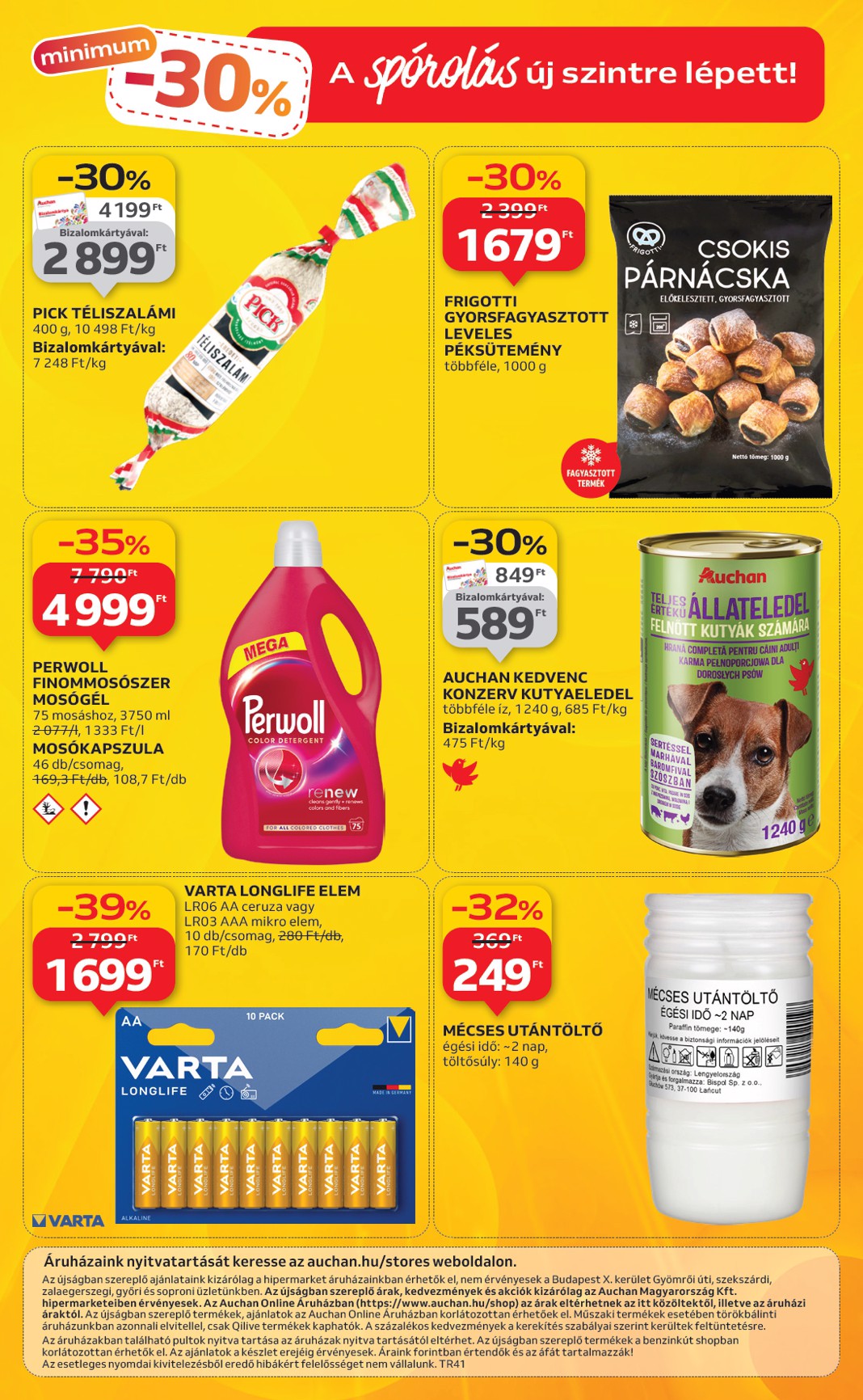 auchan - Auchan Hipermarket akciós újság, érvényes 10.09. - 10.15. - page: 64