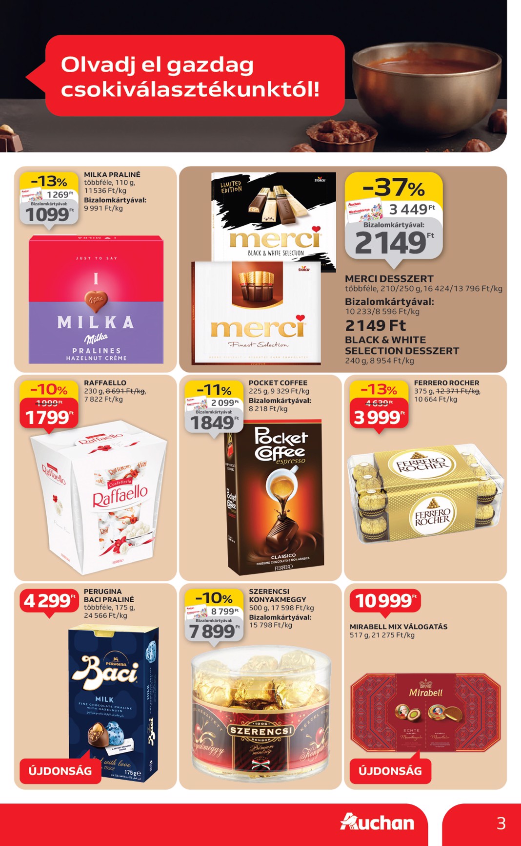 auchan - Auchan Hipermarket akciós újság, érvényes 10.09. - 10.15. - page: 3