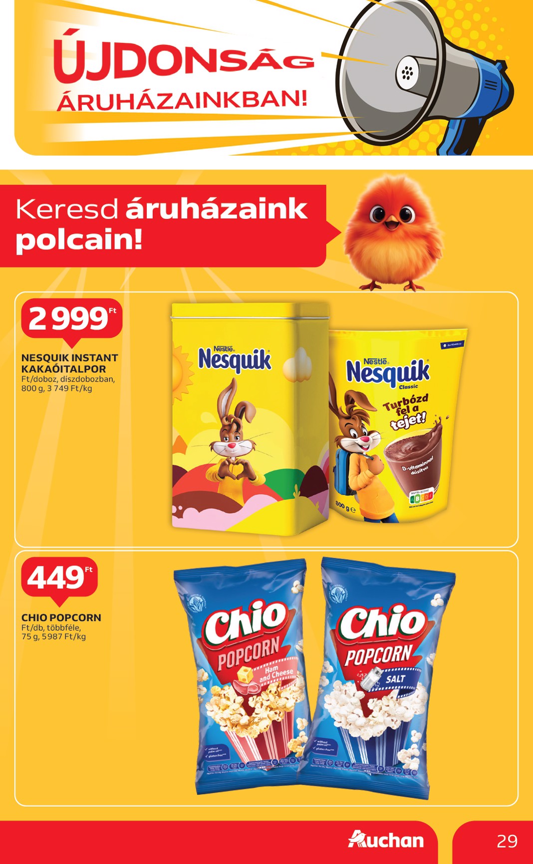 auchan - Auchan Hipermarket akciós újság, érvényes 10.09. - 10.15. - page: 29