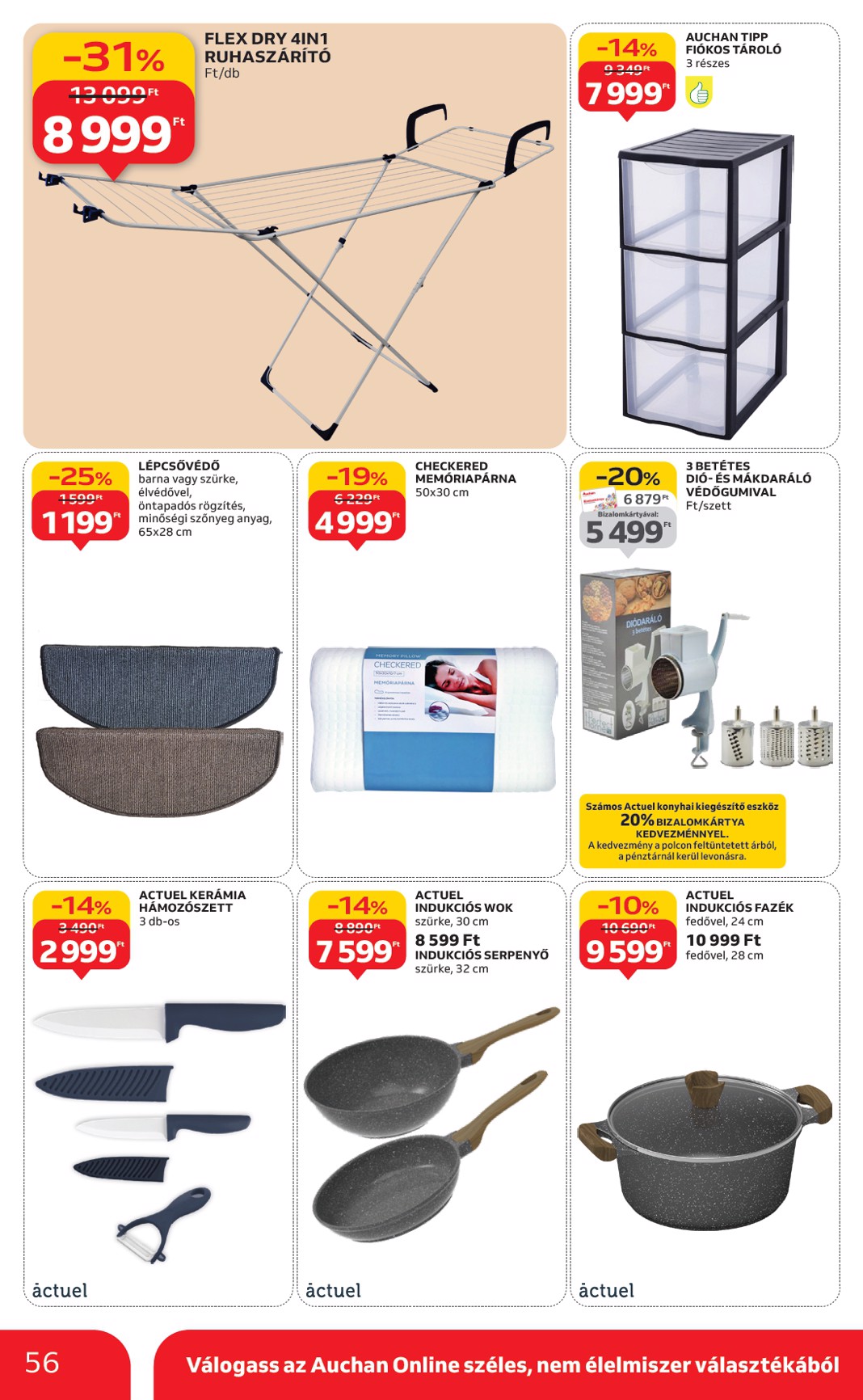 auchan - Auchan Hipermarket akciós újság, érvényes 10.09. - 10.15. - page: 56