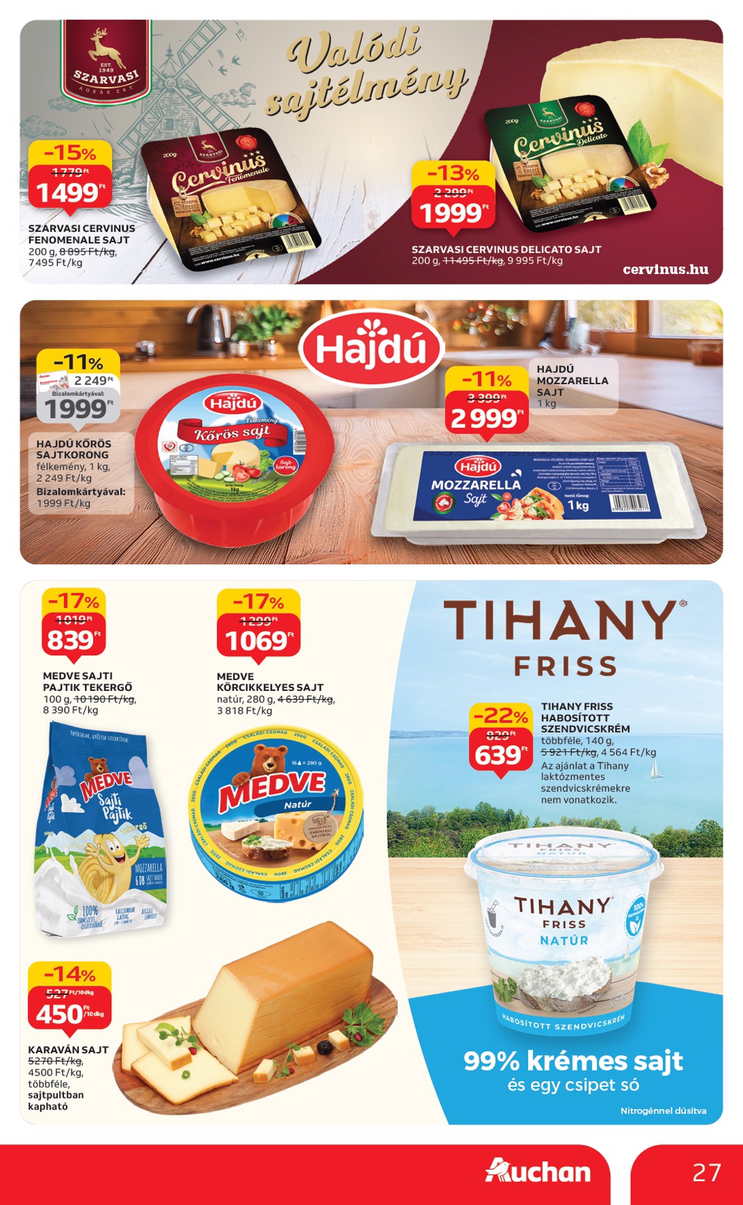 auchan - Auchan Hipermarket akciós újság, érvényes 10.09. - 10.15. - page: 27