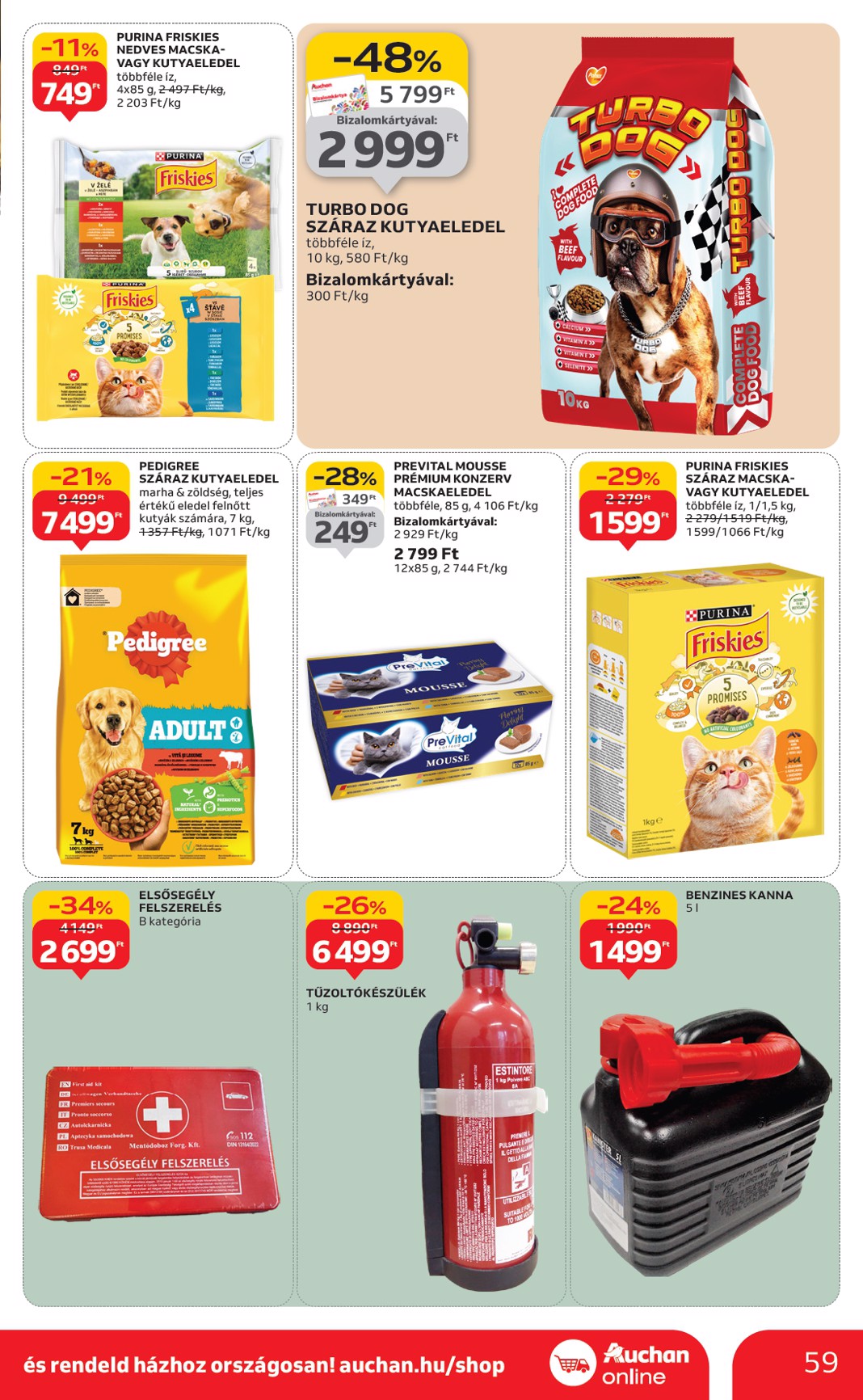 auchan - Auchan Hipermarket akciós újság, érvényes 10.09. - 10.15. - page: 59