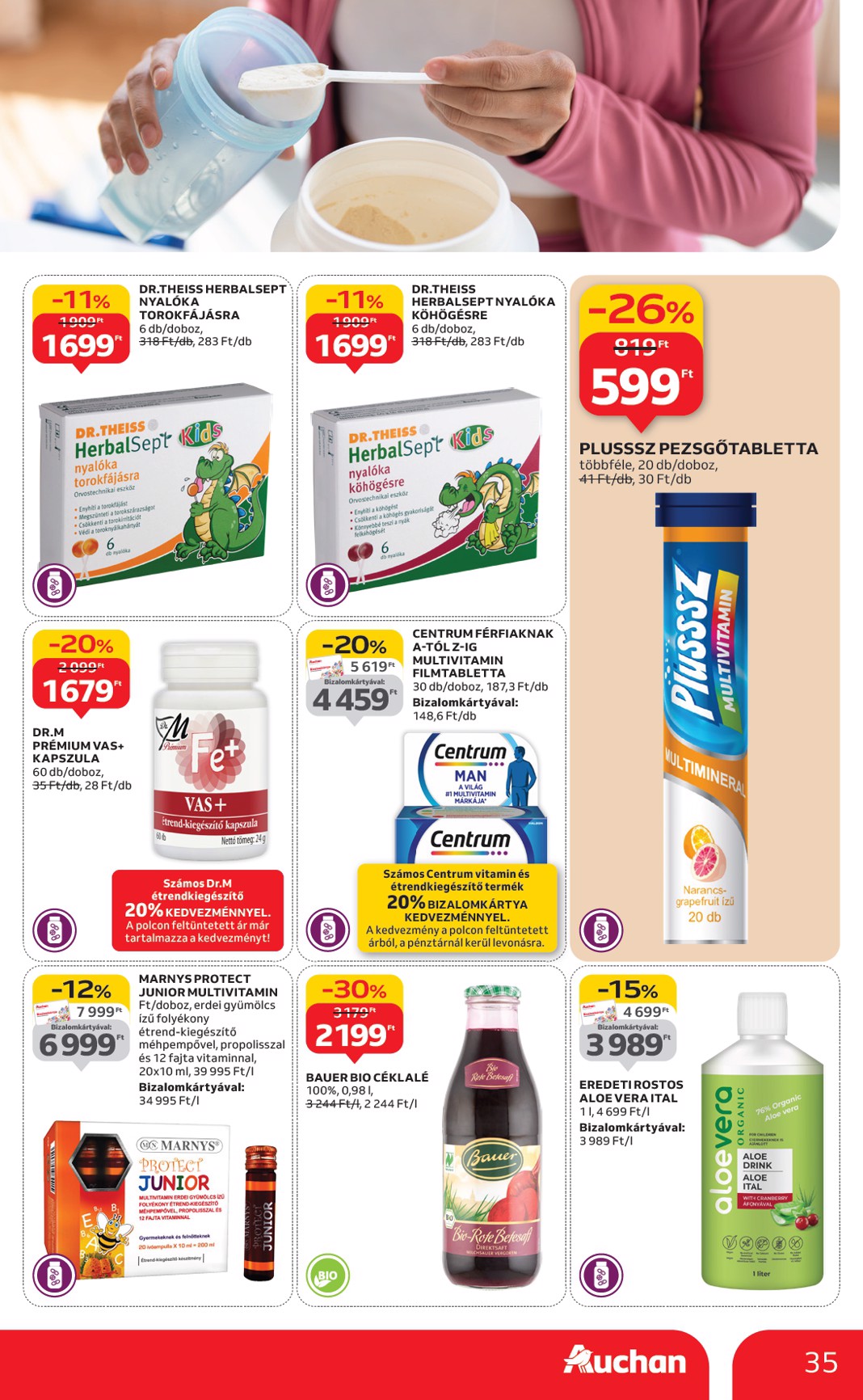 auchan - Auchan Hipermarket akciós újság, érvényes 10.09. - 10.15. - page: 35