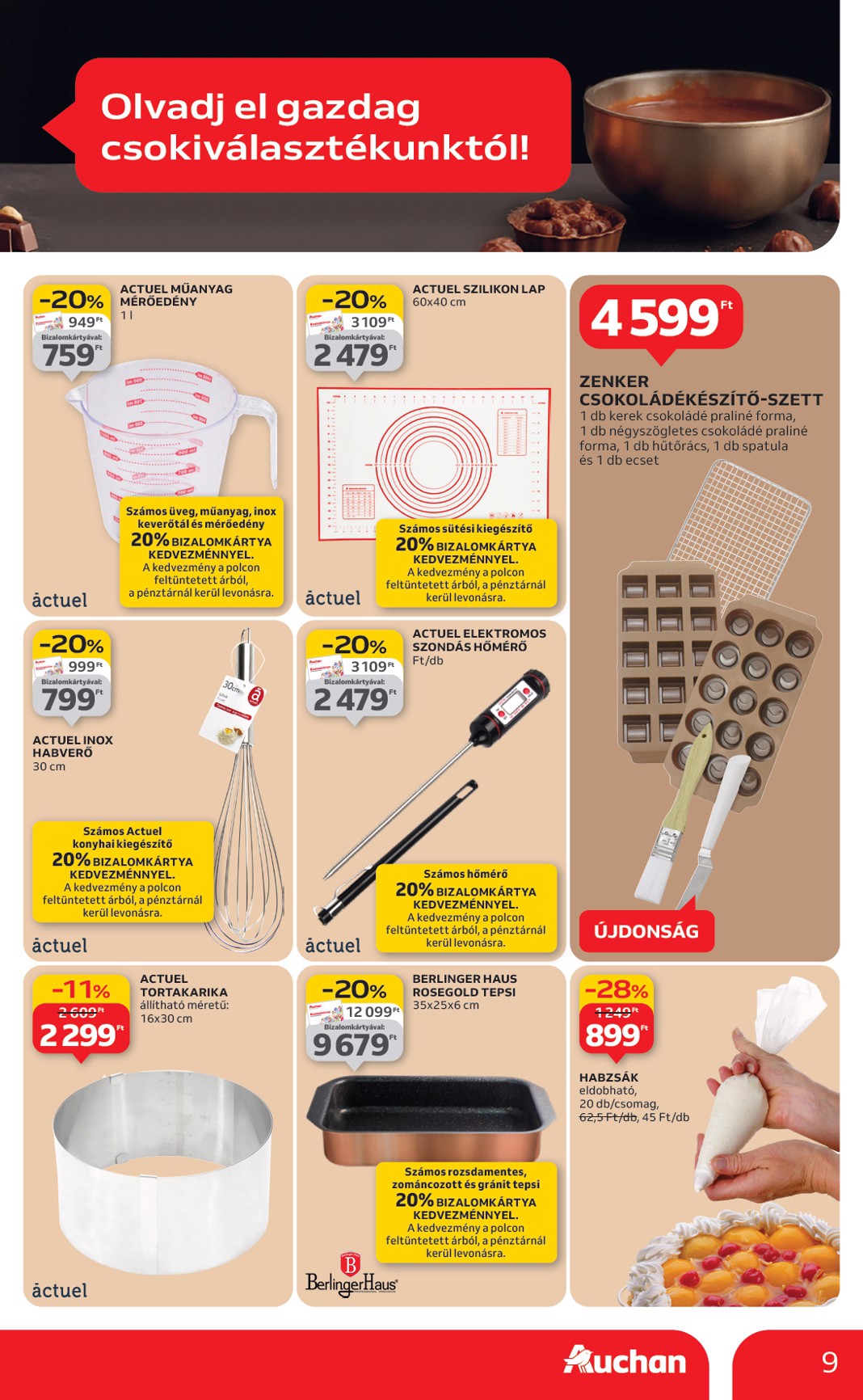 auchan - Auchan Hipermarket akciós újság, érvényes 10.09. - 10.15. - page: 9