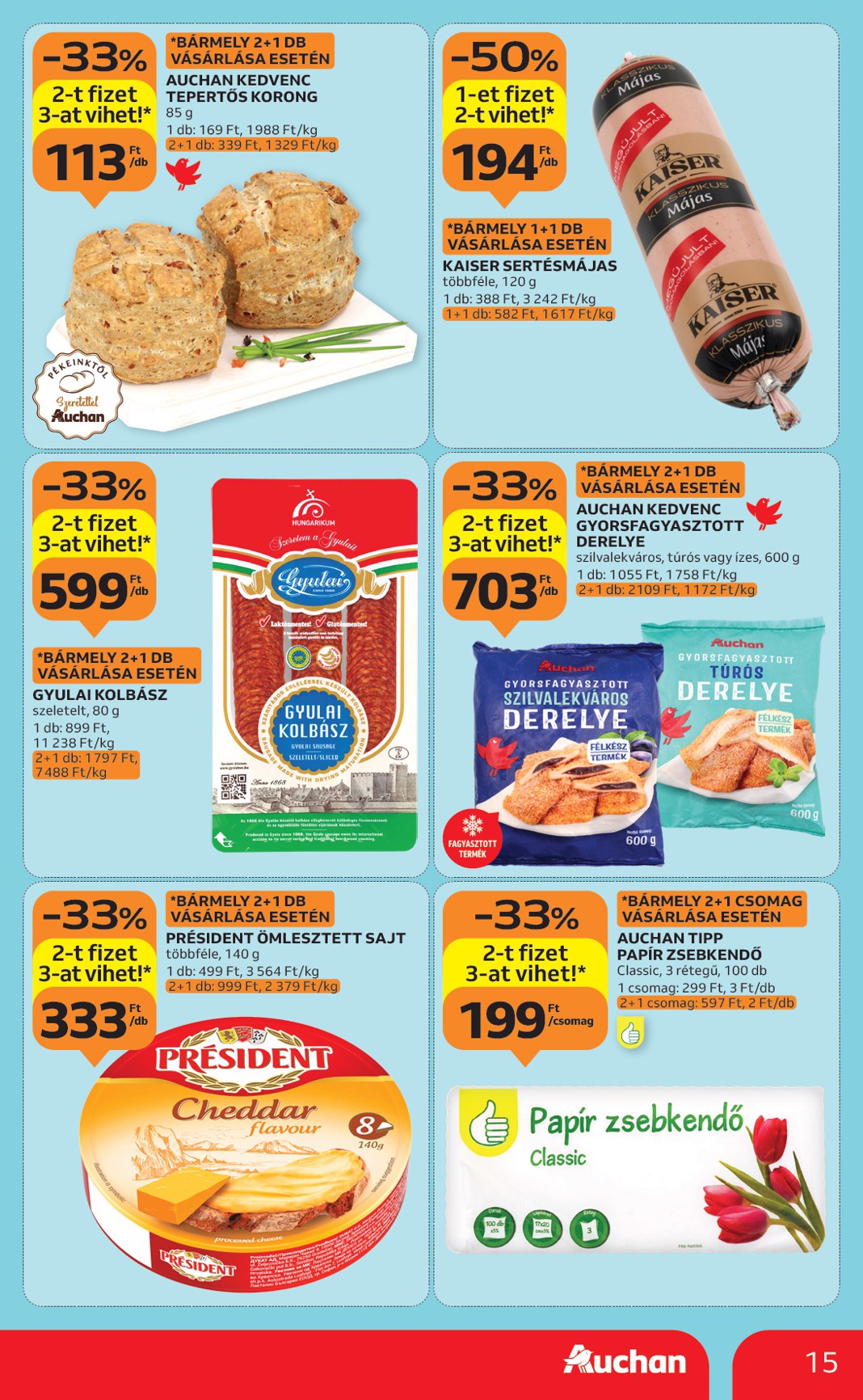 auchan - Auchan Hipermarket akciós újság, érvényes 10.09. - 10.15. - page: 15