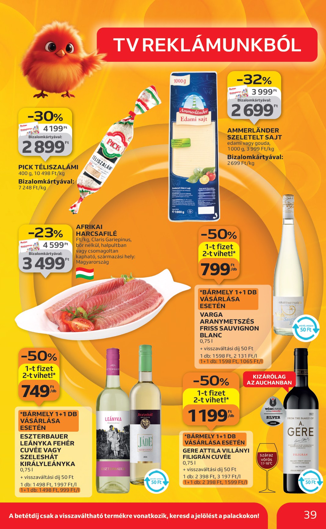 auchan - Auchan Hipermarket akciós újság, érvényes 10.09. - 10.15. - page: 39