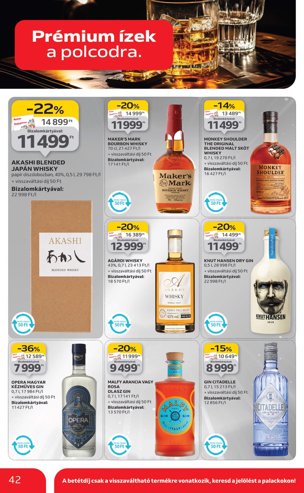 auchan - Auchan Hipermarket akciós újság, érvényes 10.09. - 10.15. - page: 42