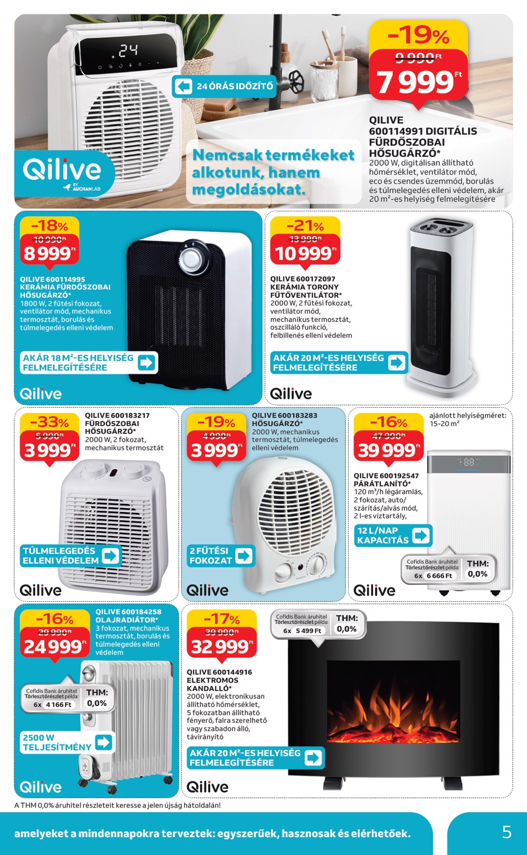 auchan - Auchan - Műszaki cikk ajánlataink hipermarketekben akciós újság, érvényes 10.09. - 10.29. - page: 5