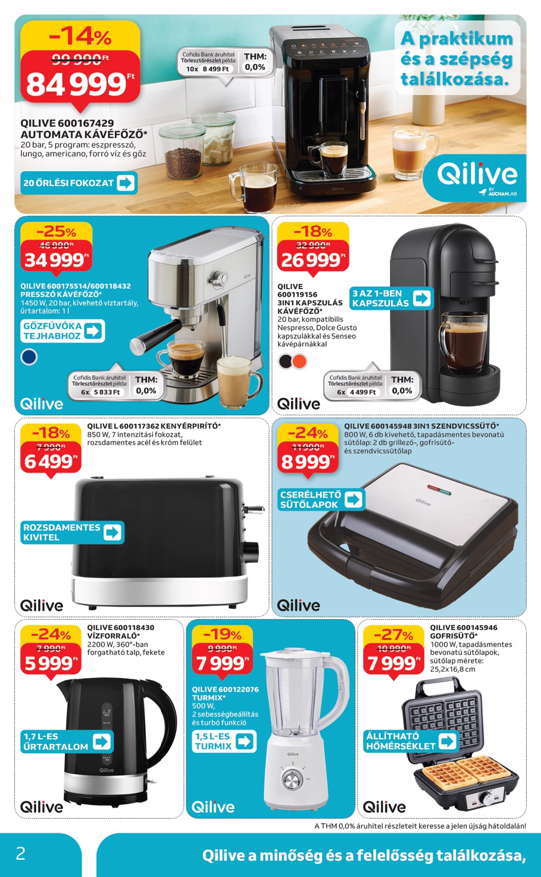auchan - Auchan - Műszaki cikk ajánlataink hipermarketekben akciós újság, érvényes 10.09. - 10.29. - page: 2