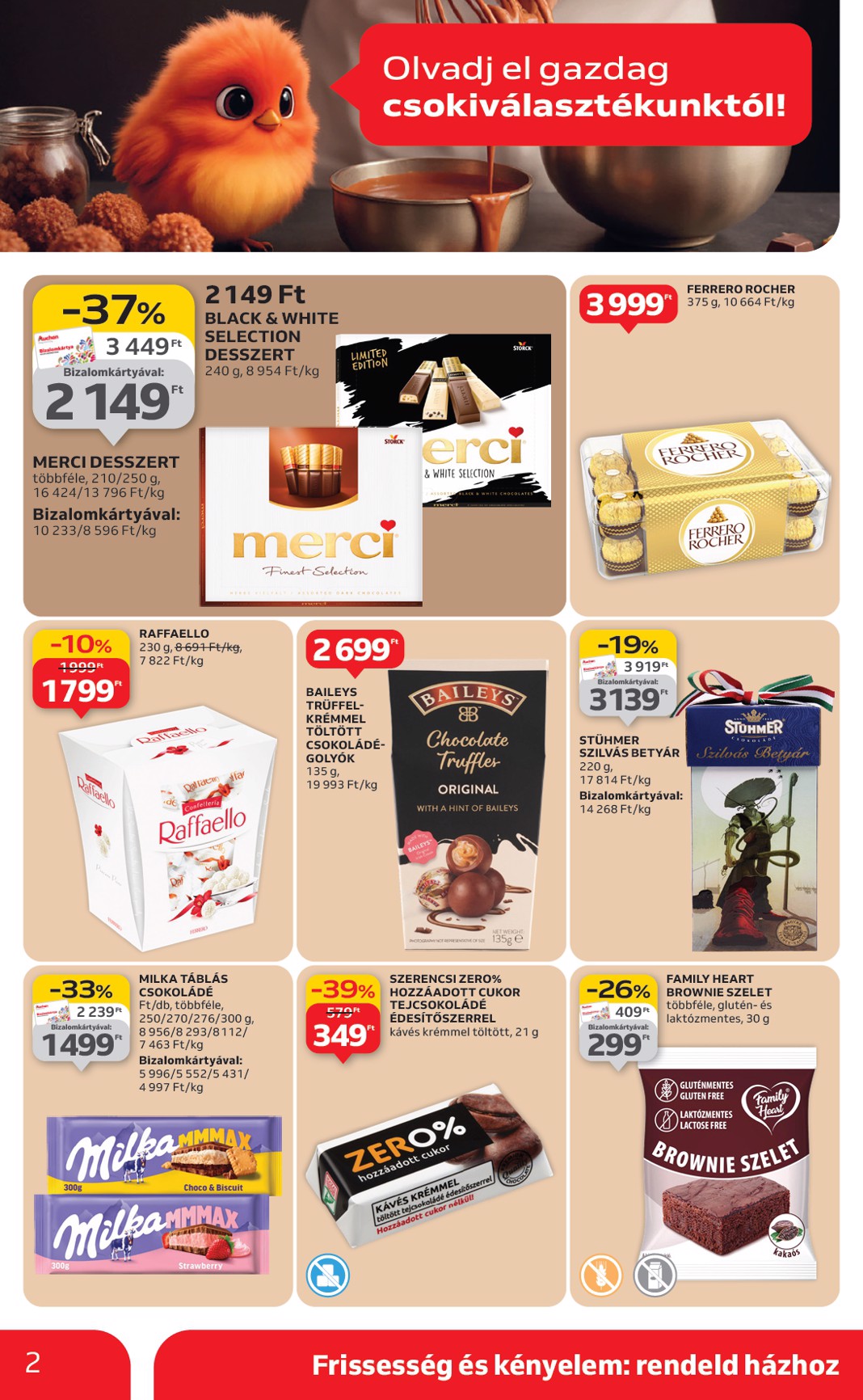 auchan - Auchan szupermarket akciós újság, érvényes 10.09. - 10.15. - page: 2