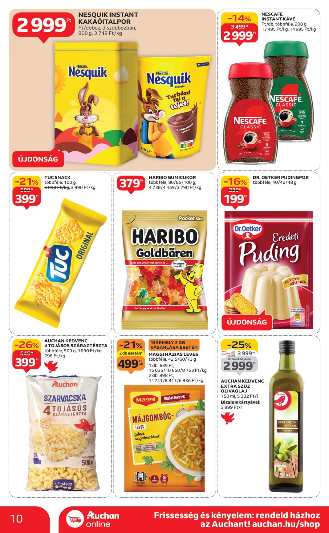 auchan - Auchan szupermarket akciós újság, érvényes 10.09. - 10.15. - page: 10