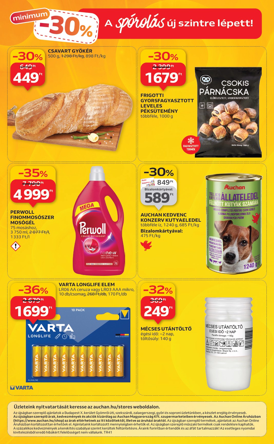 auchan - Auchan szupermarket akciós újság, érvényes 10.09. - 10.15. - page: 16