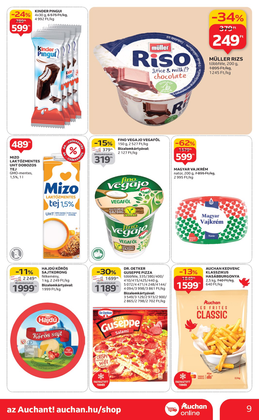 auchan - Auchan szupermarket akciós újság, érvényes 10.09. - 10.15. - page: 9