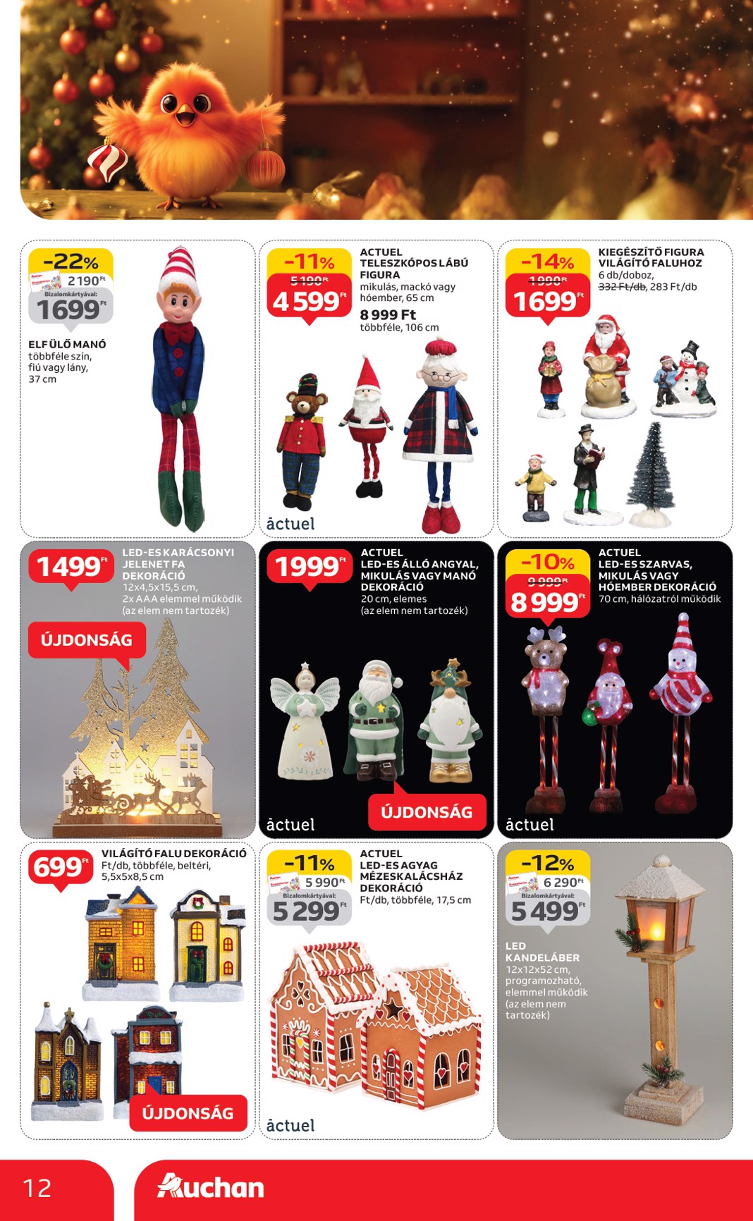 auchan - Auchan szupermarket akciós újság, érvényes 10.16. - 10.22. - page: 12