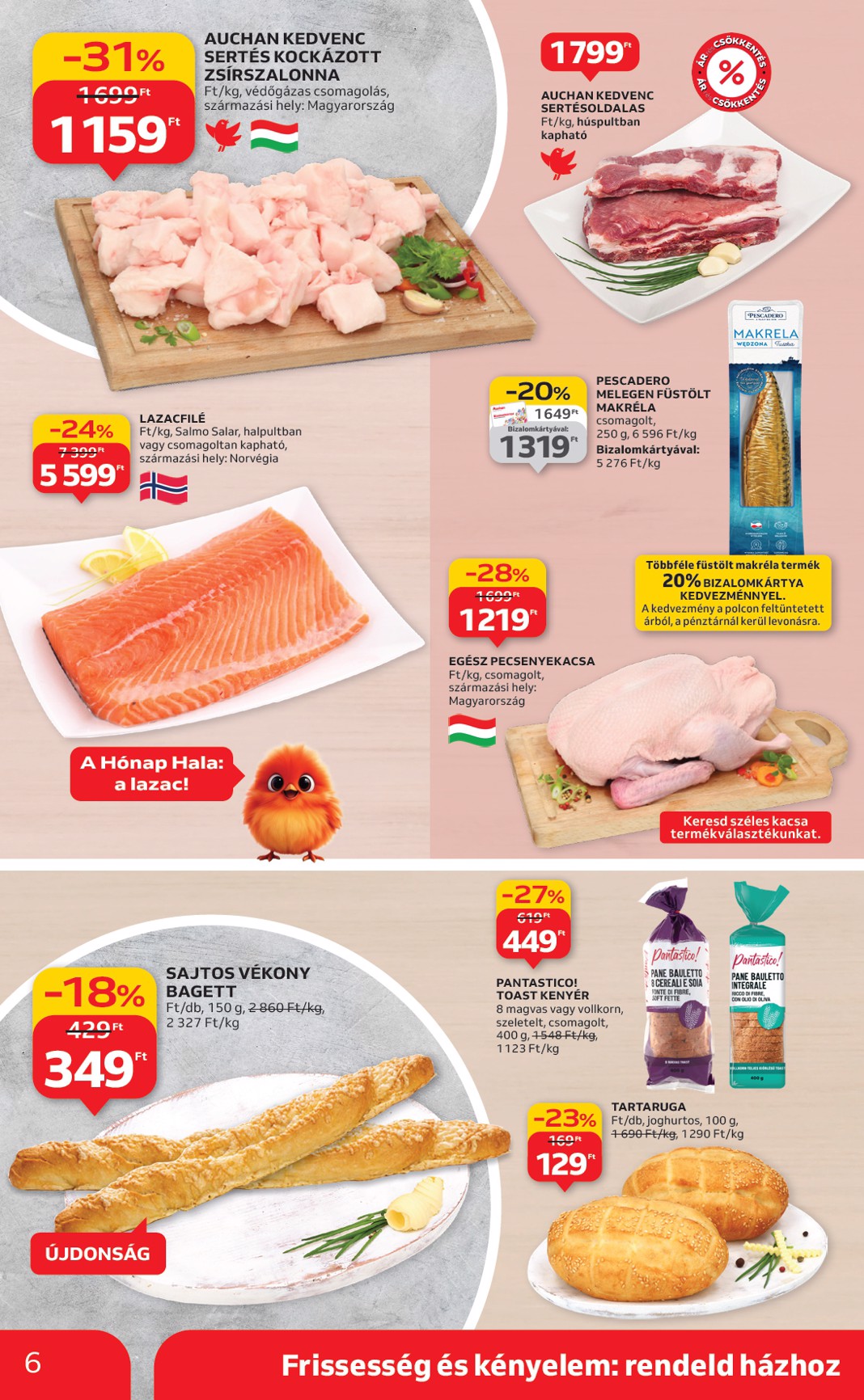 auchan - Auchan szupermarket akciós újság, érvényes 10.16. - 10.22. - page: 6