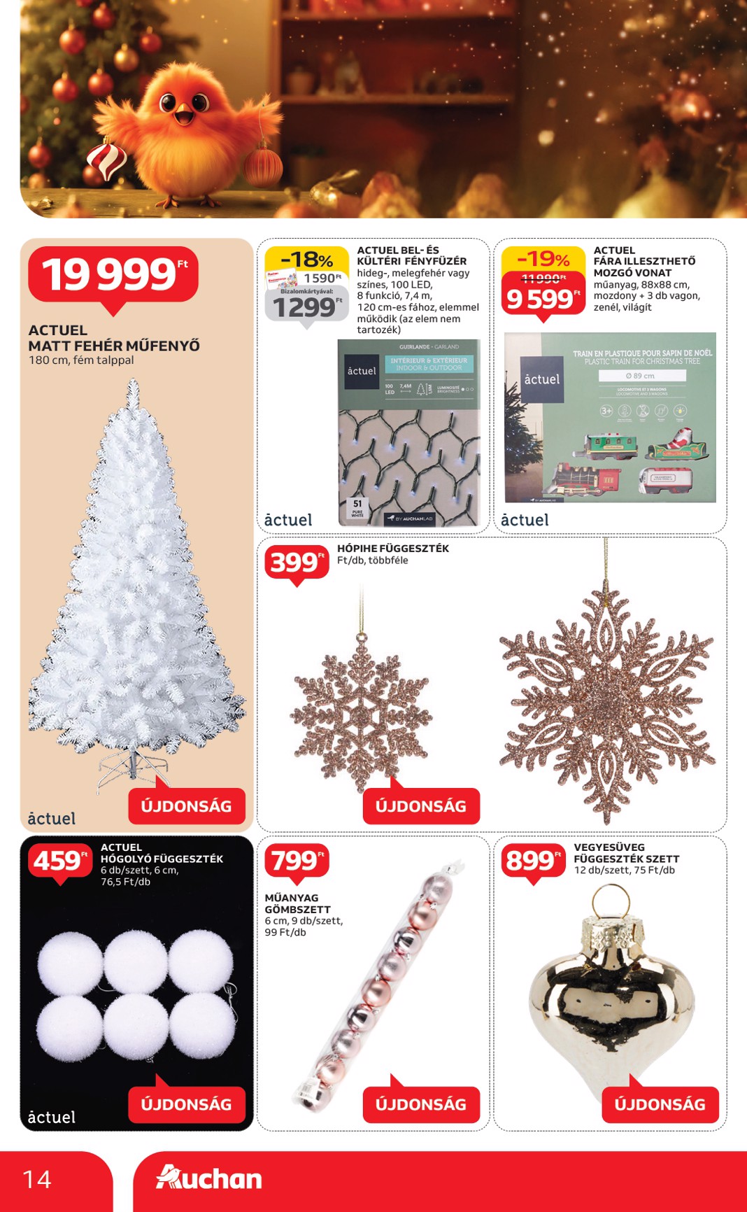 auchan - Auchan szupermarket akciós újság, érvényes 10.16. - 10.22. - page: 14