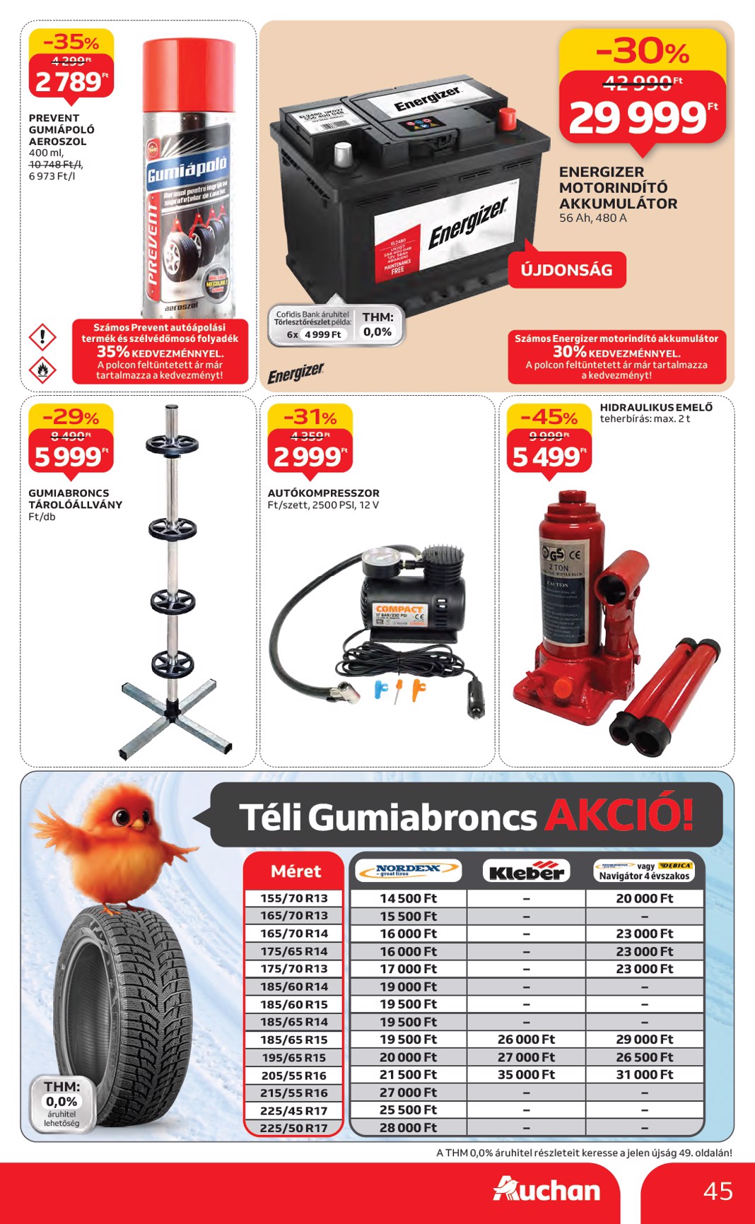 auchan - Auchan Hipermarket akciós újság, érvényes 10.16. - 10.22. - page: 45 auchan - Auchan Hipermarket akciós újság, érvényes 10.16. - 10.22. - page: 45