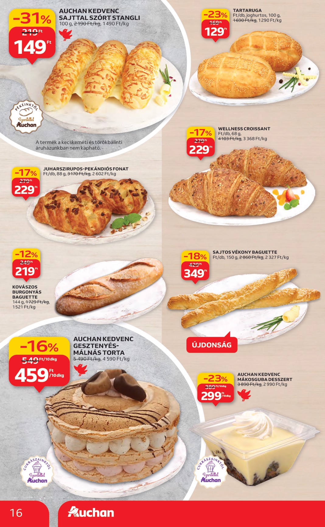 auchan - Auchan Hipermarket akciós újság, érvényes 10.16. - 10.22. - page: 16 auchan - Auchan Hipermarket akciós újság, érvényes 10.16. - 10.22. - page: 16