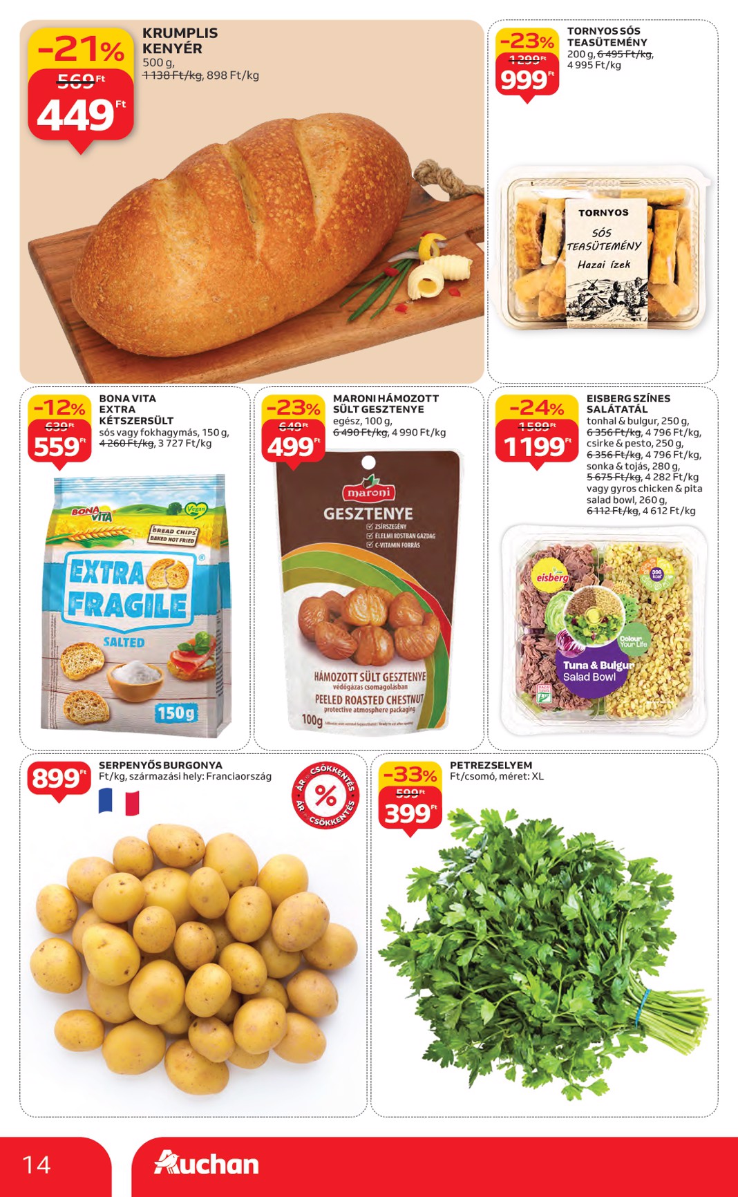 auchan - Auchan Hipermarket akciós újság, érvényes 10.16. - 10.22. - page: 14 auchan - Auchan Hipermarket akciós újság, érvényes 10.16. - 10.22. - page: 14