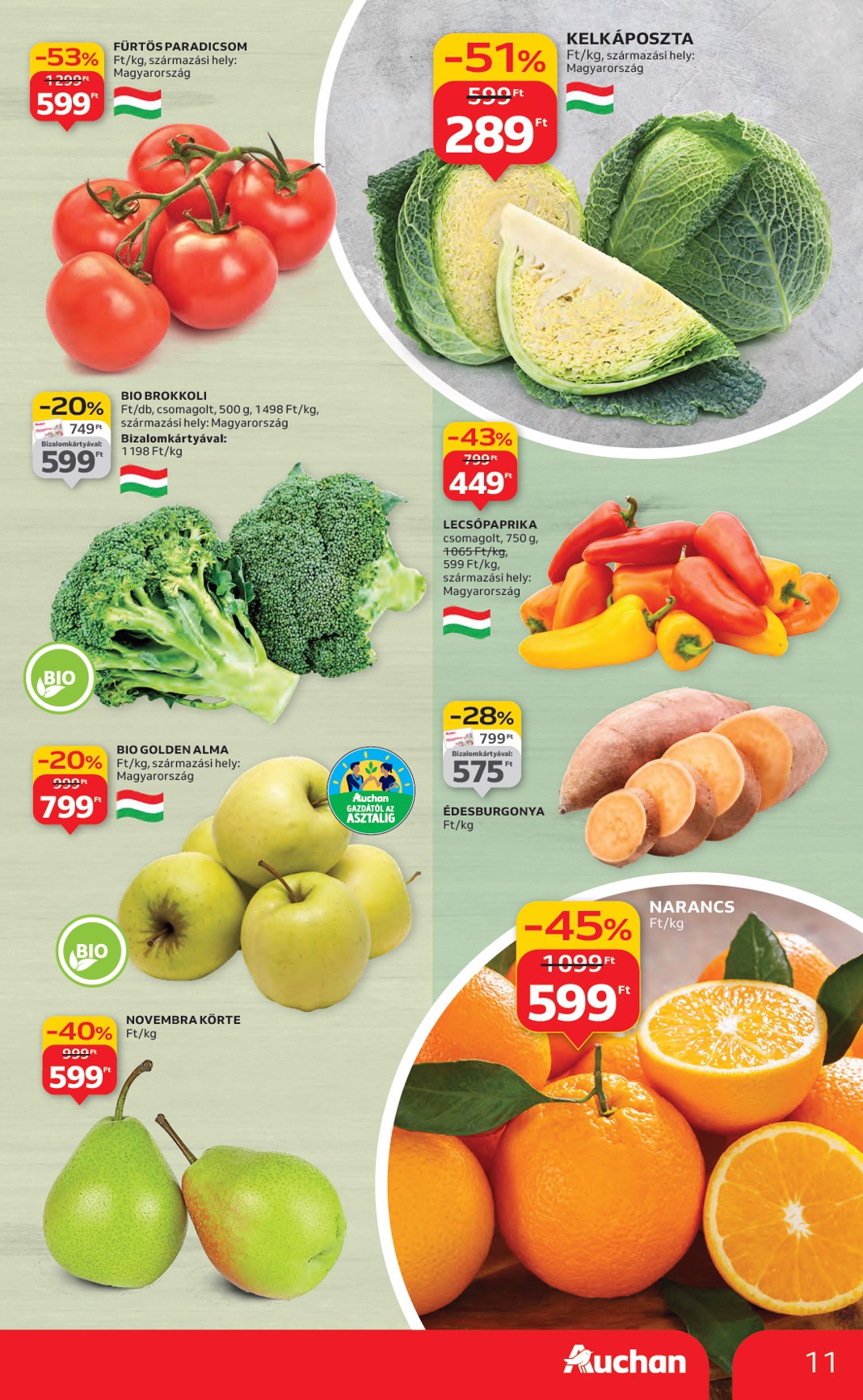 auchan - Auchan Hipermarket akciós újság, érvényes 10.16. - 10.22. - page: 11 auchan - Auchan Hipermarket akciós újság, érvényes 10.16. - 10.22. - page: 11