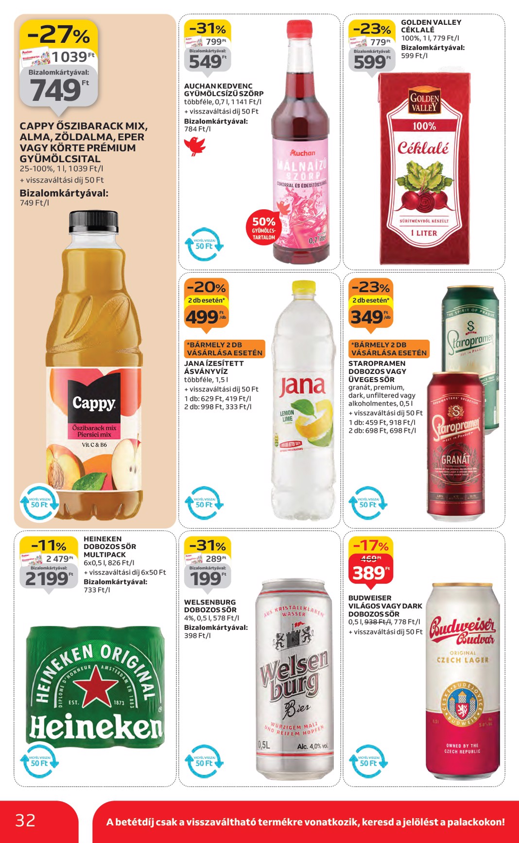auchan - Auchan Hipermarket akciós újság, érvényes 10.16. - 10.22. - page: 32 auchan - Auchan Hipermarket akciós újság, érvényes 10.16. - 10.22. - page: 32