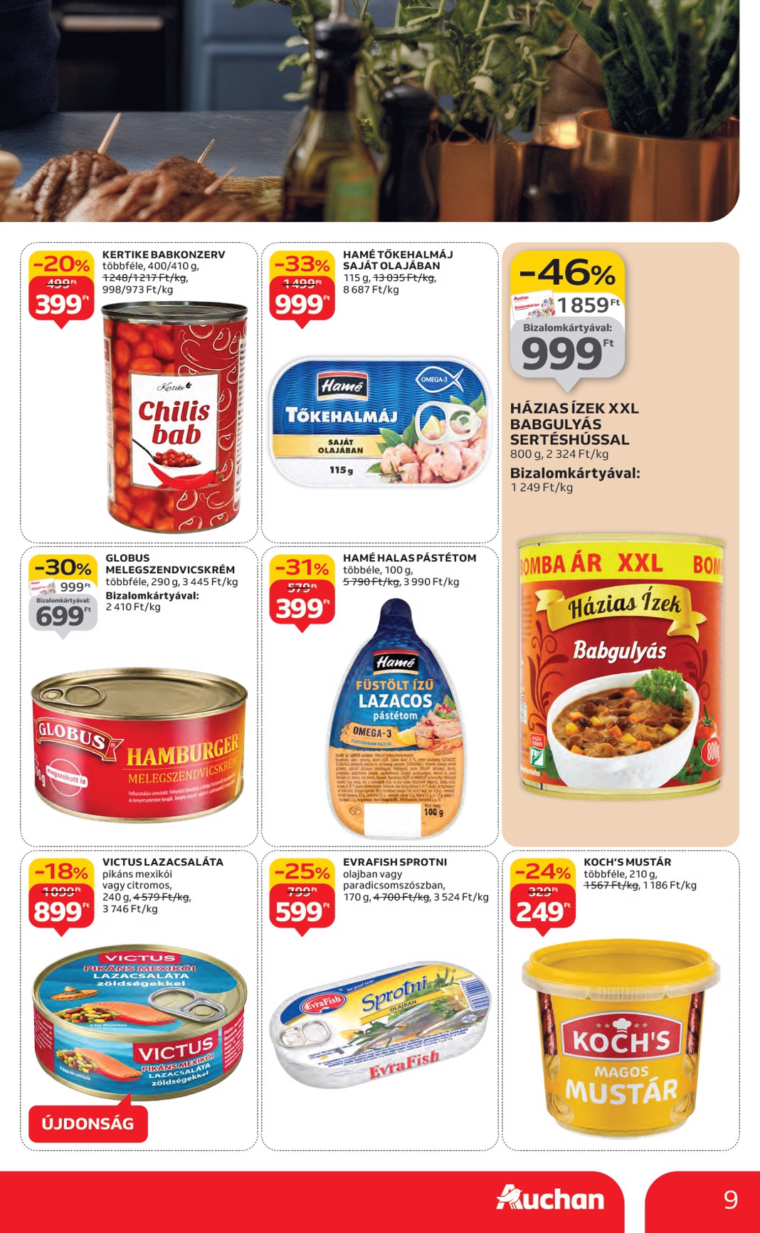auchan - Auchan Hipermarket akciós újság, érvényes 10.16. - 10.22. - page: 9 auchan - Auchan Hipermarket akciós újság, érvényes 10.16. - 10.22. - page: 9