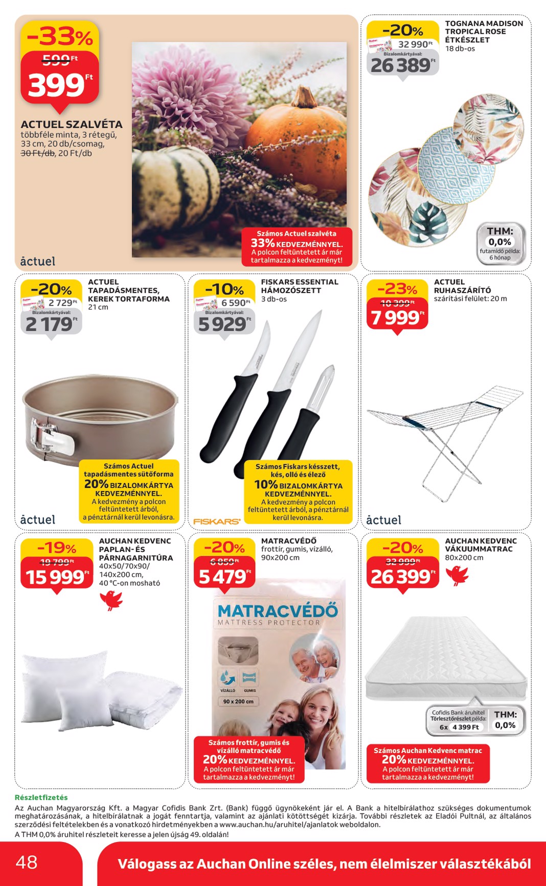 auchan - Auchan Hipermarket akciós újság, érvényes 10.16. - 10.22. - page: 48 auchan - Auchan Hipermarket akciós újság, érvényes 10.16. - 10.22. - page: 48