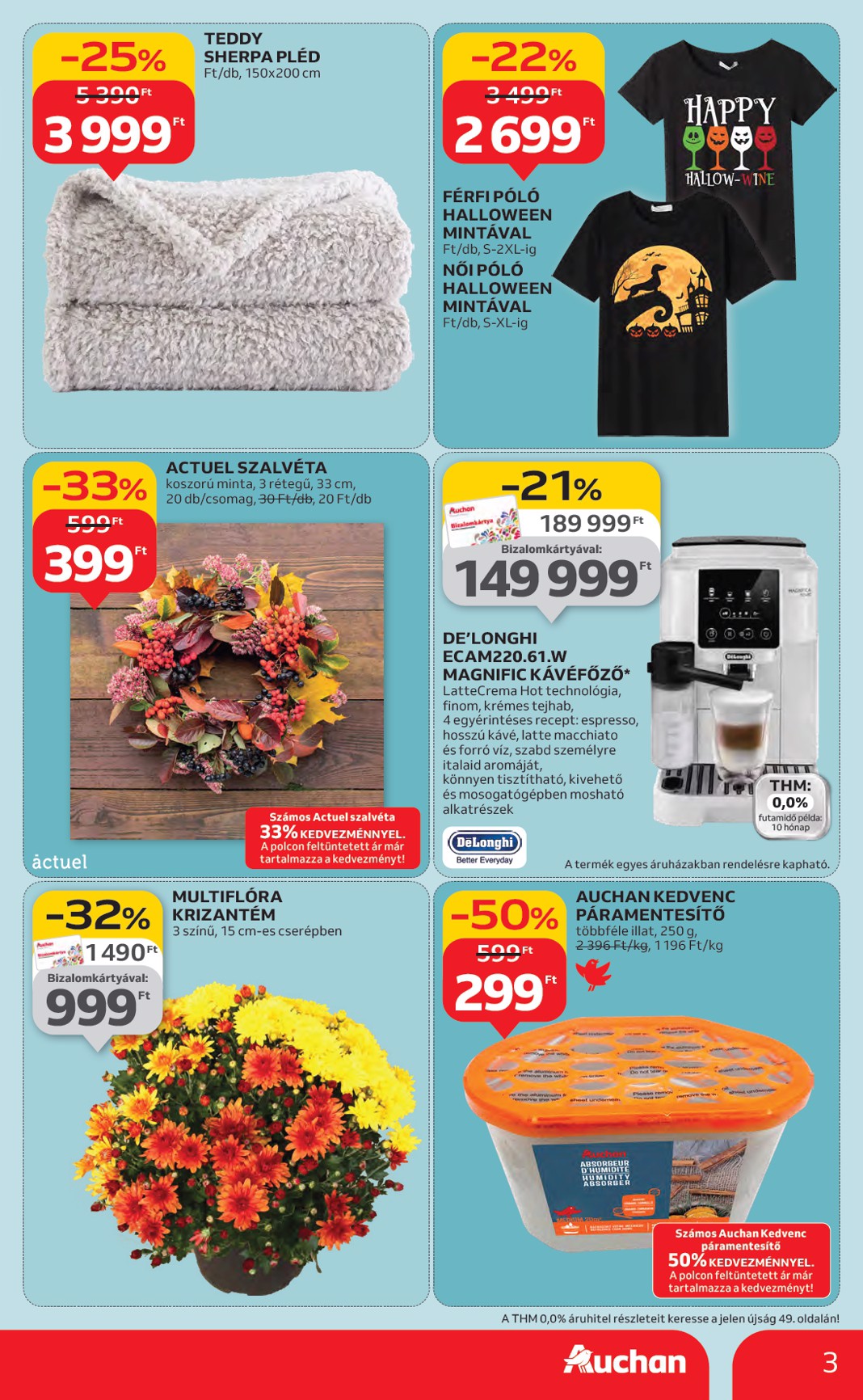 auchan - Auchan Hipermarket akciós újság, érvényes 10.16. - 10.22. - page: 3 auchan - Auchan Hipermarket akciós újság, érvényes 10.16. - 10.22. - page: 3