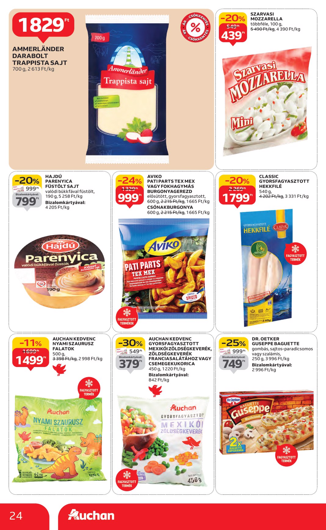 auchan - Auchan Hipermarket akciós újság, érvényes 10.16. - 10.22. - page: 24 auchan - Auchan Hipermarket akciós újság, érvényes 10.16. - 10.22. - page: 24