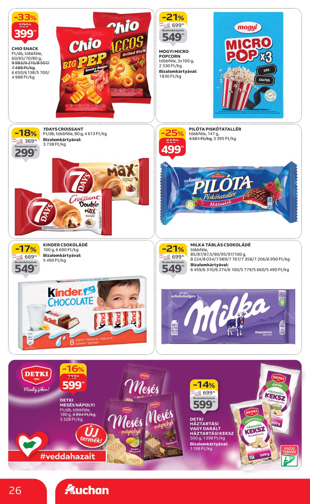 auchan - Auchan Hipermarket akciós újság, érvényes 10.16. - 10.22. - page: 26 auchan - Auchan Hipermarket akciós újság, érvényes 10.16. - 10.22. - page: 26