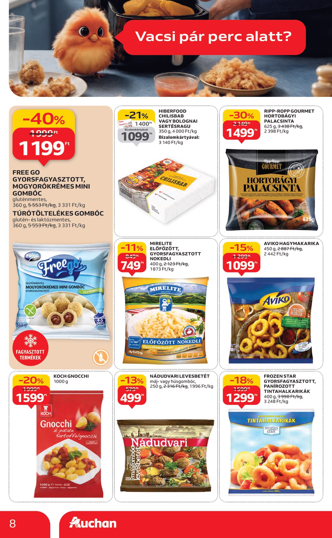 auchan - Auchan Hipermarket akciós újság, érvényes 10.16. - 10.22. - page: 8 auchan - Auchan Hipermarket akciós újság, érvényes 10.16. - 10.22. - page: 8