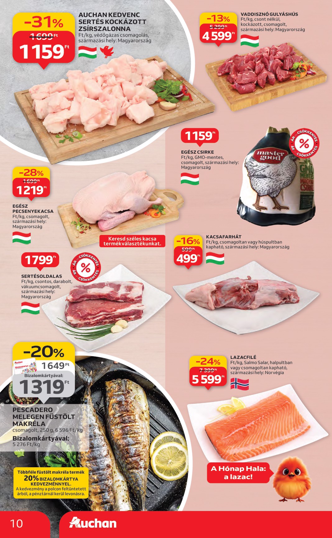 auchan - Auchan Hipermarket akciós újság, érvényes 10.16. - 10.22. - page: 10 auchan - Auchan Hipermarket akciós újság, érvényes 10.16. - 10.22. - page: 10