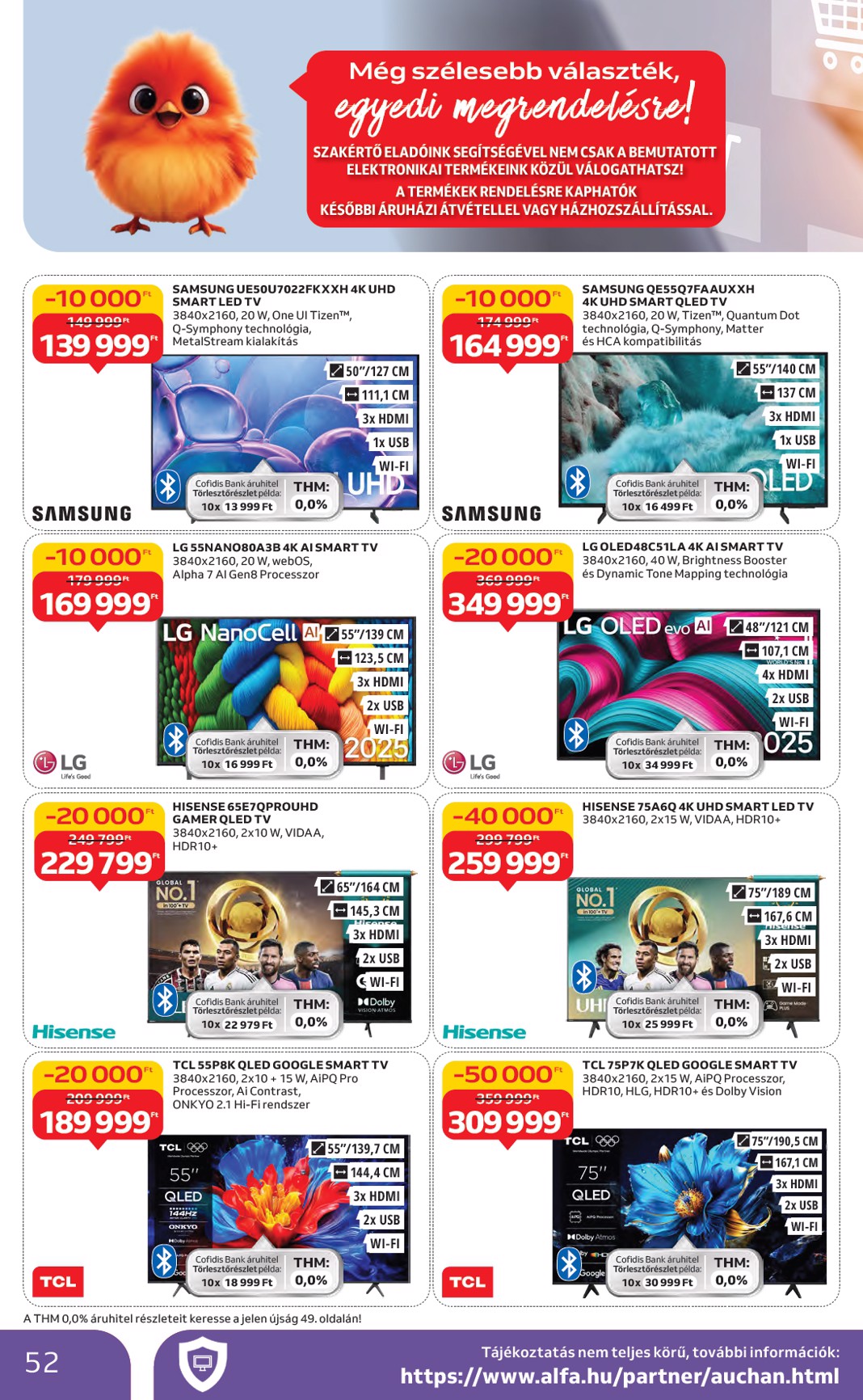 auchan - Auchan Hipermarket akciós újság, érvényes 10.16. - 10.22. - page: 52 auchan - Auchan Hipermarket akciós újság, érvényes 10.16. - 10.22. - page: 52