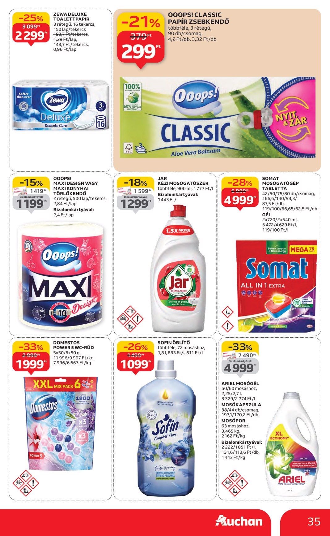 auchan - Auchan Hipermarket akciós újság, érvényes 10.16. - 10.22. - page: 35 auchan - Auchan Hipermarket akciós újság, érvényes 10.16. - 10.22. - page: 35