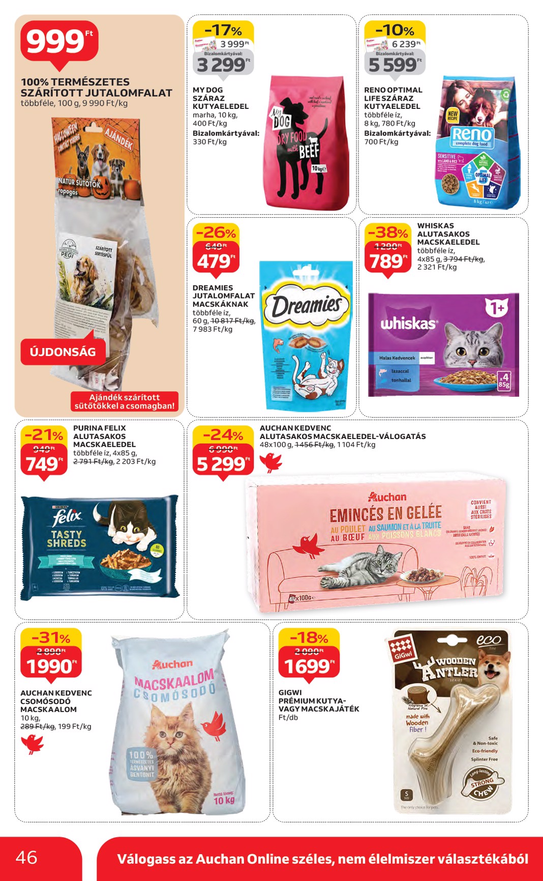 auchan - Auchan Hipermarket akciós újság, érvényes 10.16. - 10.22. - page: 46 auchan - Auchan Hipermarket akciós újság, érvényes 10.16. - 10.22. - page: 46