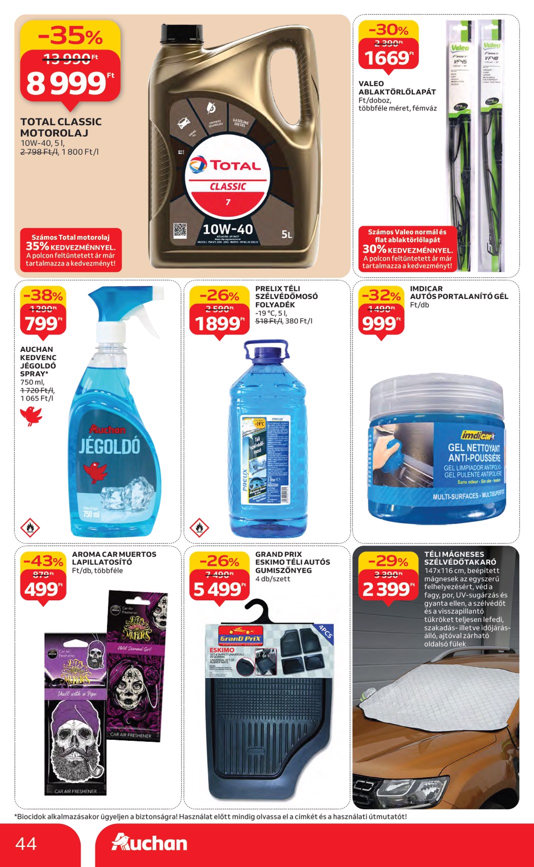 auchan - Auchan Hipermarket akciós újság, érvényes 10.16. - 10.22. - page: 44 auchan - Auchan Hipermarket akciós újság, érvényes 10.16. - 10.22. - page: 44