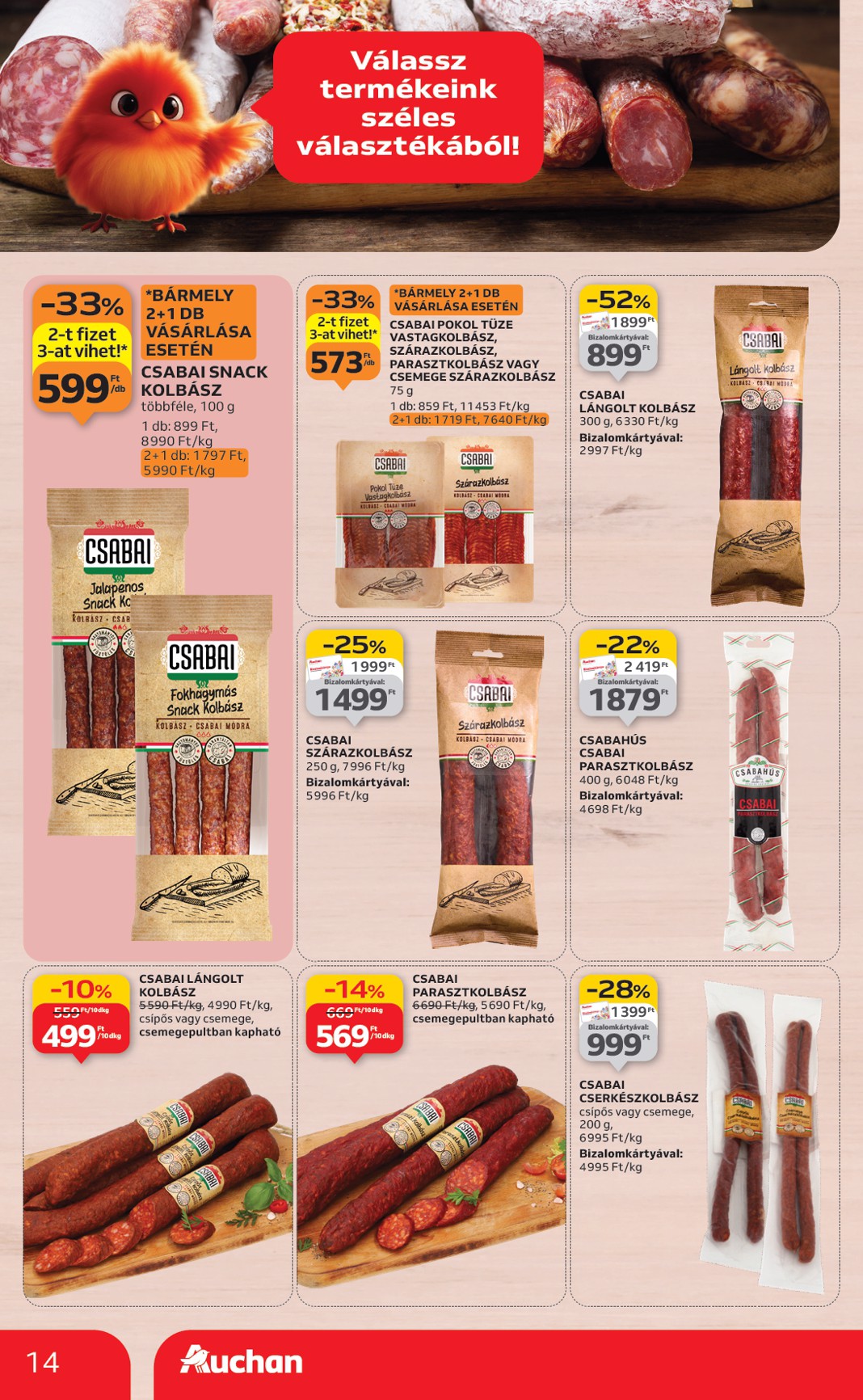 auchan - Auchan - Hipermarket akciós újság, érvényes 10.24. - 10.29. - page: 14 auchan - Auchan - Hipermarket akciós újság, érvényes 10.24. - 10.29. - page: 14