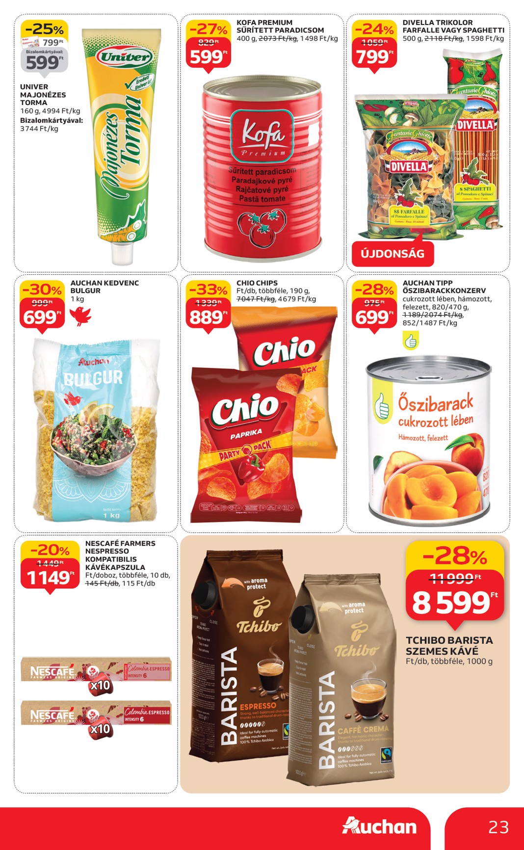 auchan - Auchan - Hipermarket akciós újság, érvényes 10.24. - 10.29. - page: 23 auchan - Auchan - Hipermarket akciós újság, érvényes 10.24. - 10.29. - page: 23