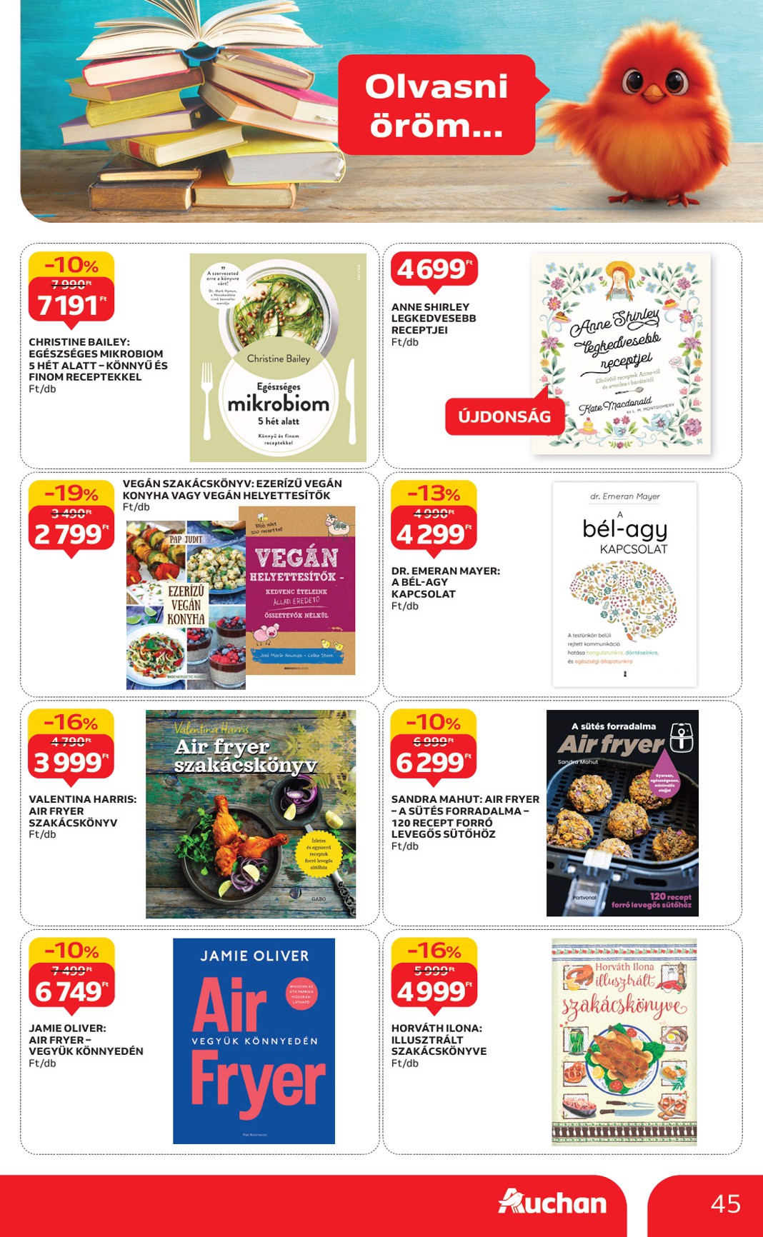 auchan - Auchan - Hipermarket akciós újság, érvényes 10.24. - 10.29. - page: 45 auchan - Auchan - Hipermarket akciós újság, érvényes 10.24. - 10.29. - page: 45