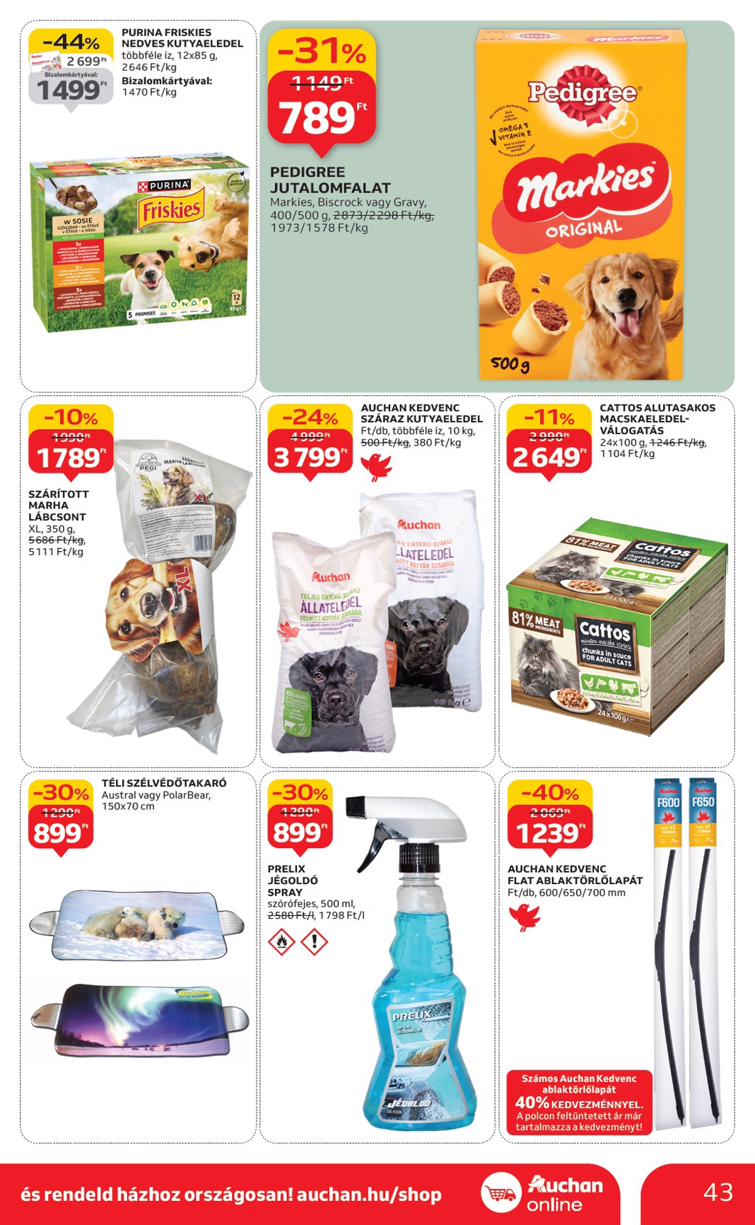 auchan - Auchan - Hipermarket akciós újság, érvényes 10.24. - 10.29. - page: 43 auchan - Auchan - Hipermarket akciós újság, érvényes 10.24. - 10.29. - page: 43