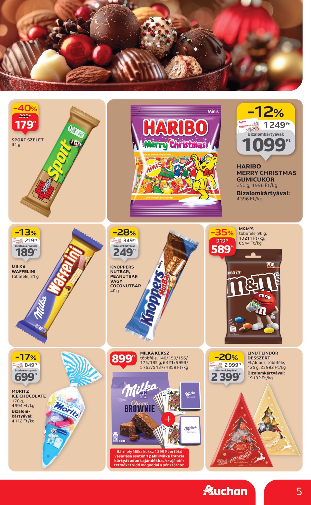 auchan - Auchan - Hipermarket akciós újság, érvényes 10.24. - 10.29. - page: 5 auchan - Auchan - Hipermarket akciós újság, érvényes 10.24. - 10.29. - page: 5