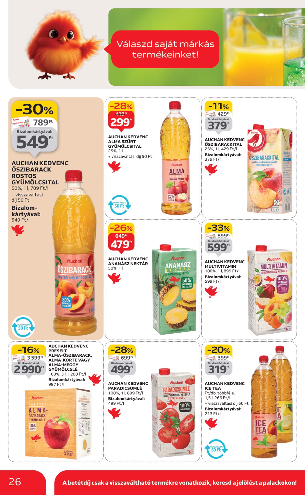 auchan - Auchan - Hipermarket akciós újság, érvényes 10.24. - 10.29. - page: 26 auchan - Auchan - Hipermarket akciós újság, érvényes 10.24. - 10.29. - page: 26