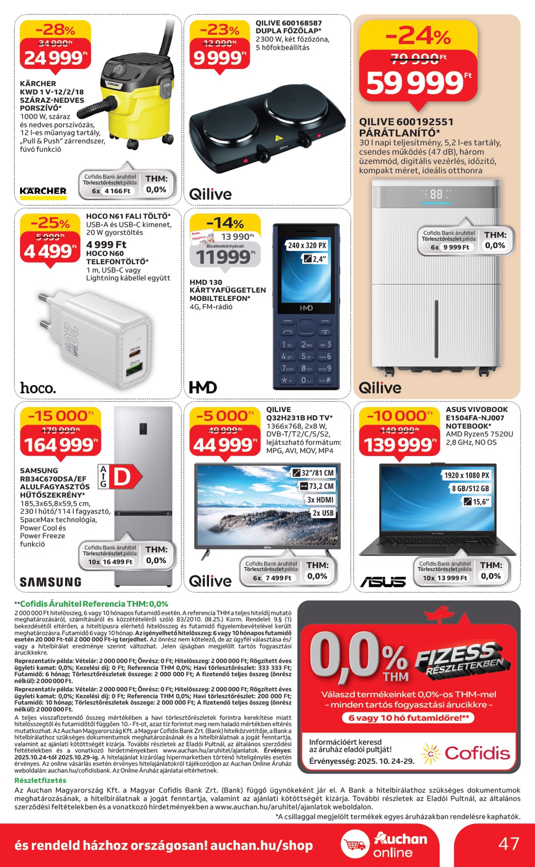 auchan - Auchan - Hipermarket akciós újság, érvényes 10.24. - 10.29. - page: 47 auchan - Auchan - Hipermarket akciós újság, érvényes 10.24. - 10.29. - page: 47