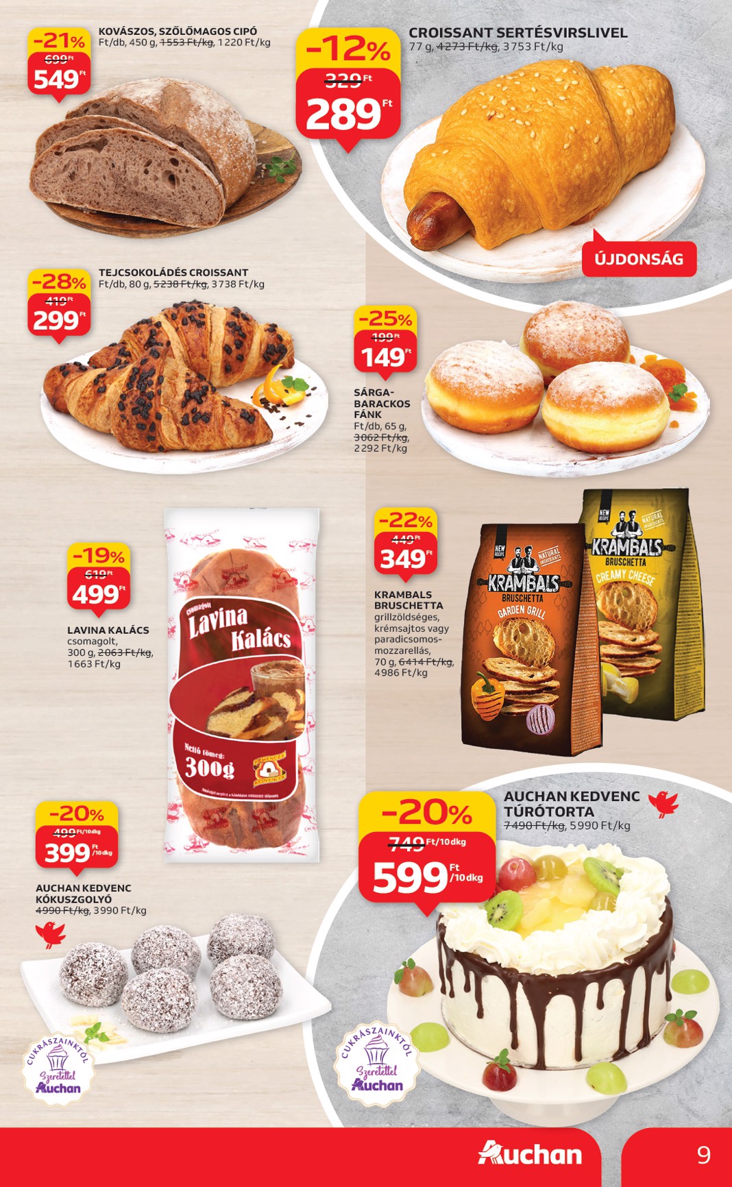 auchan - Auchan - Hipermarket akciós újság, érvényes 10.24. - 10.29. - page: 9 auchan - Auchan - Hipermarket akciós újság, érvényes 10.24. - 10.29. - page: 9