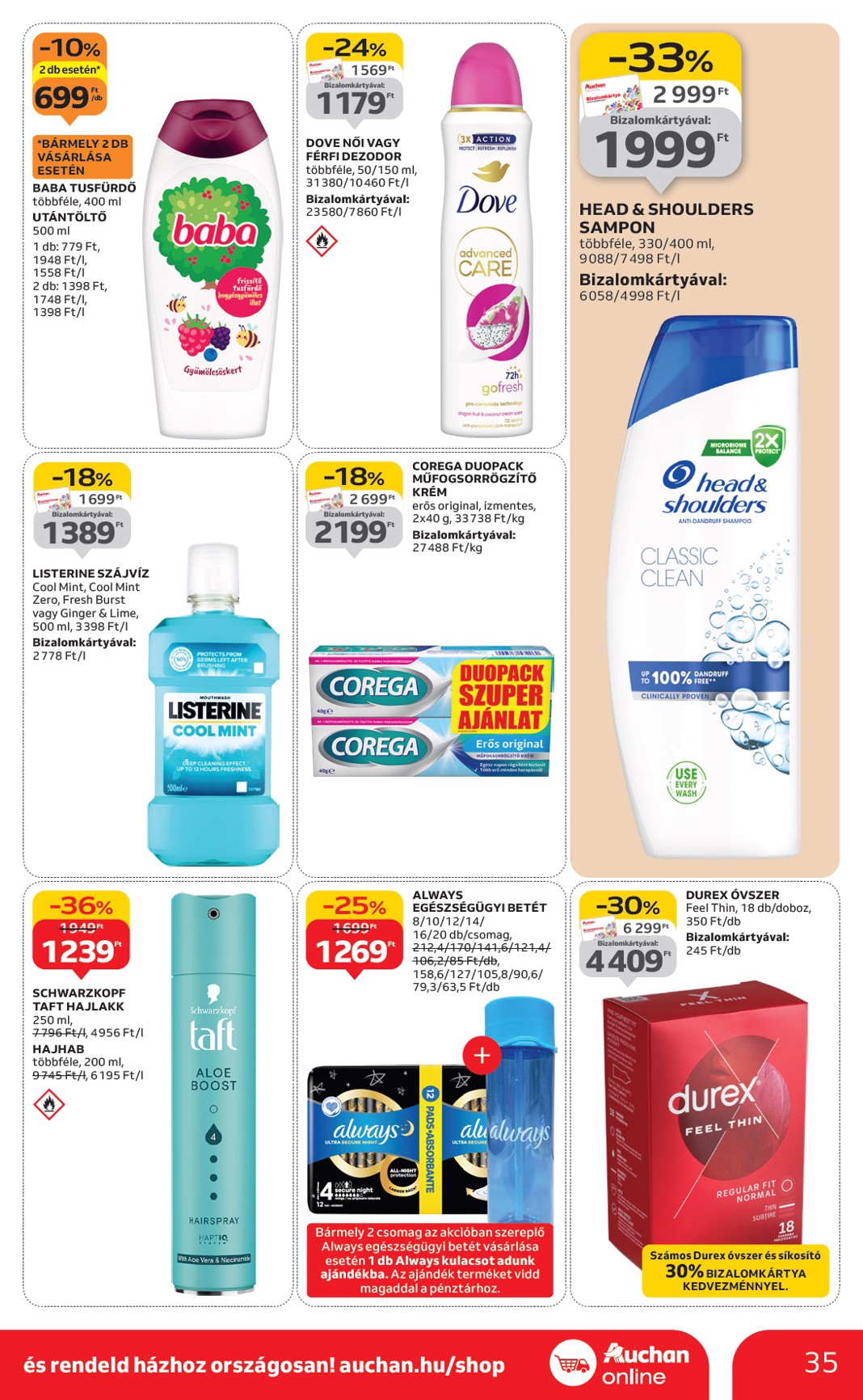 auchan - Auchan - Hipermarket akciós újság, érvényes 10.24. - 10.29. - page: 35 auchan - Auchan - Hipermarket akciós újság, érvényes 10.24. - 10.29. - page: 35