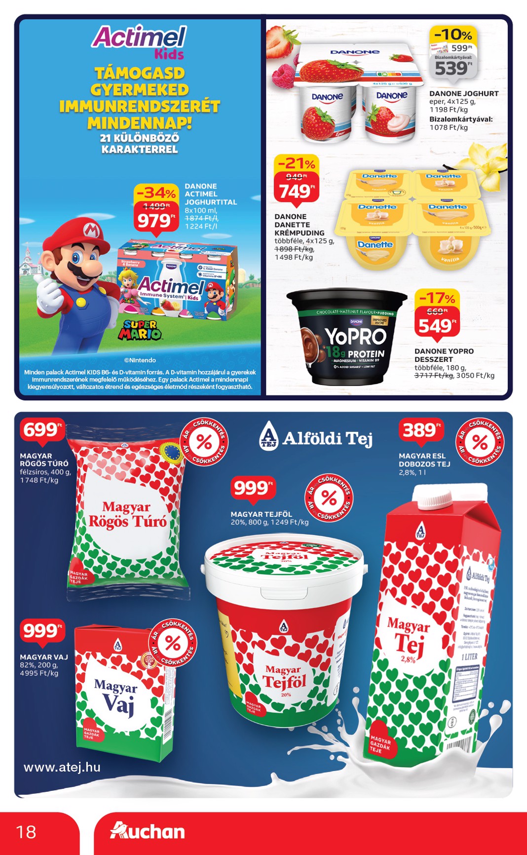 auchan - Auchan - Hipermarket akciós újság, érvényes 10.24. - 10.29. - page: 18 auchan - Auchan - Hipermarket akciós újság, érvényes 10.24. - 10.29. - page: 18