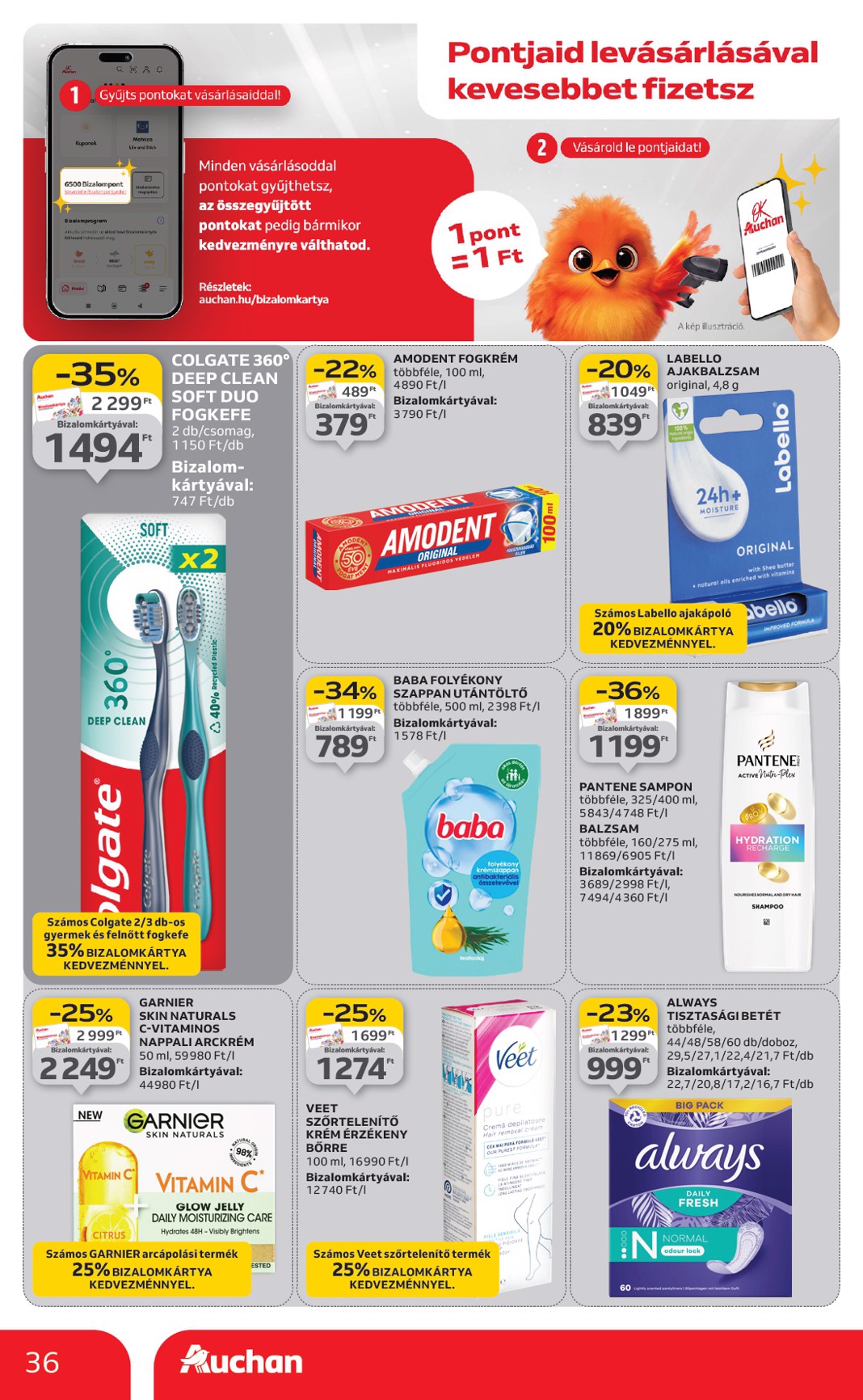 auchan - Auchan - Hipermarket akciós újság, érvényes 10.24. - 10.29. - page: 36 auchan - Auchan - Hipermarket akciós újság, érvényes 10.24. - 10.29. - page: 36