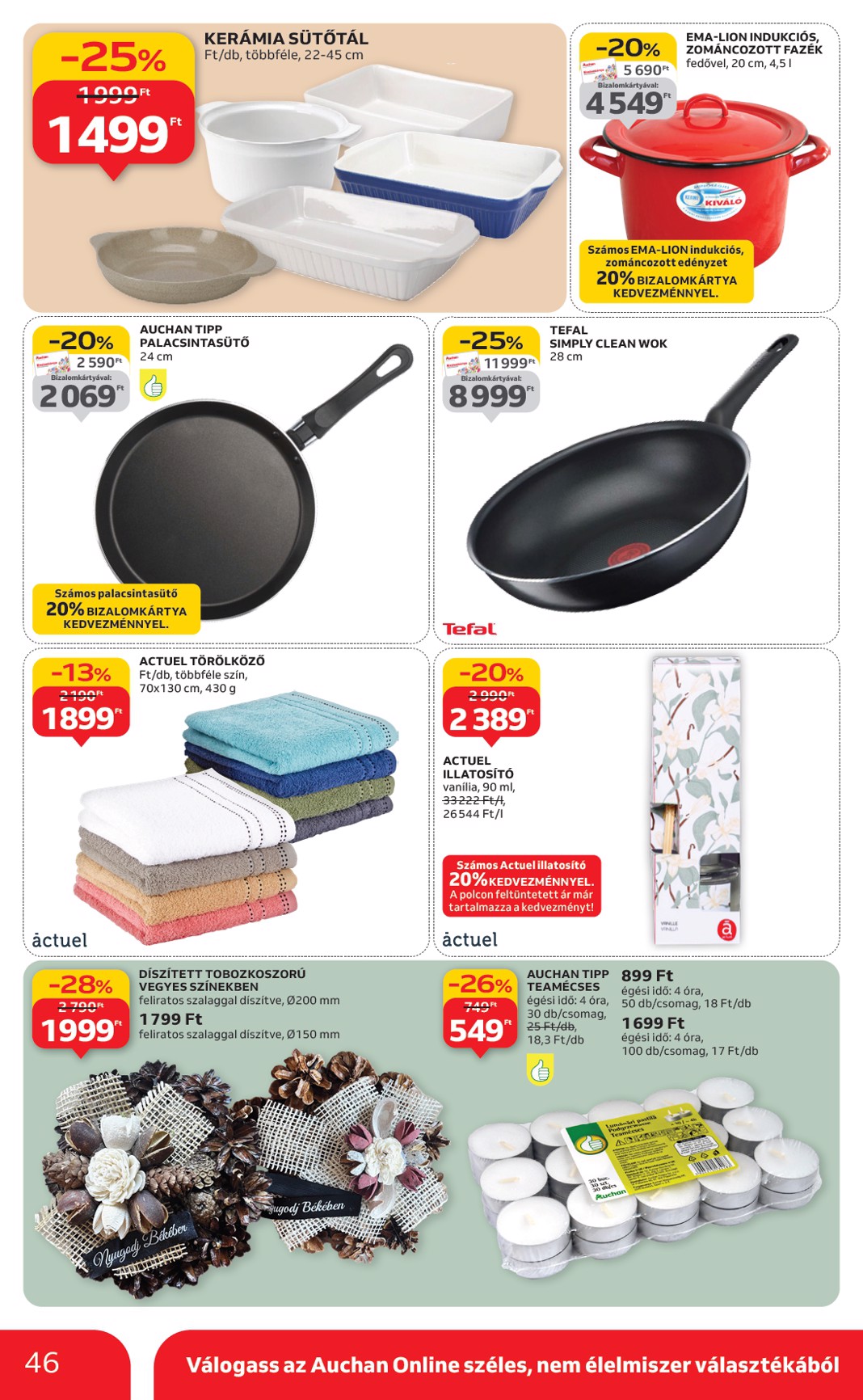 auchan - Auchan - Hipermarket akciós újság, érvényes 10.24. - 10.29. - page: 46 auchan - Auchan - Hipermarket akciós újság, érvényes 10.24. - 10.29. - page: 46